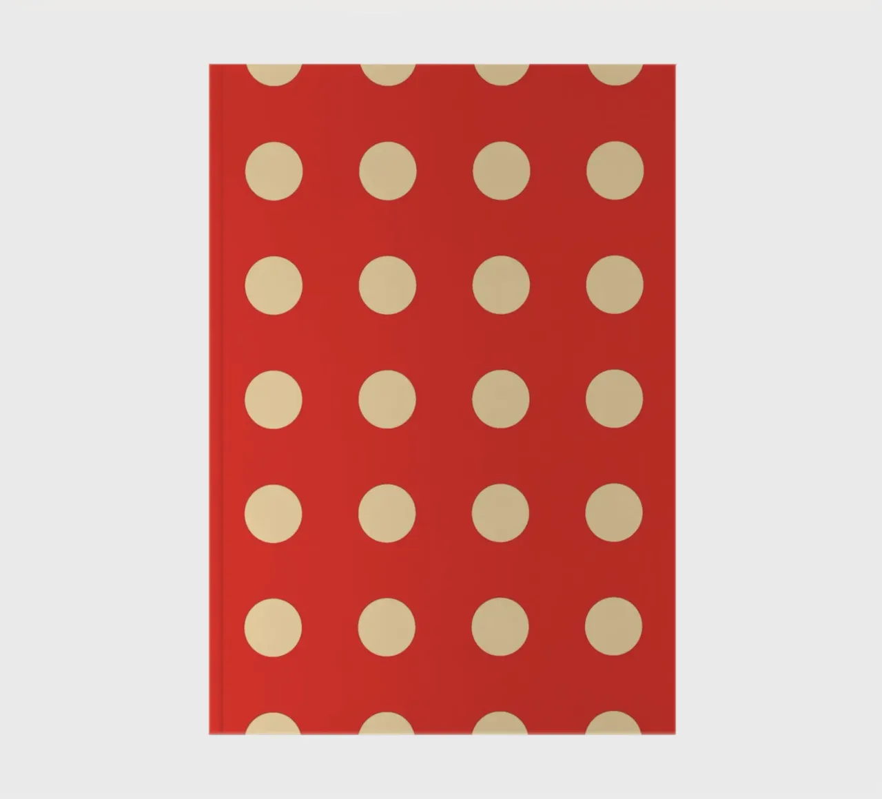 Polkadot red notebook by galihstudio