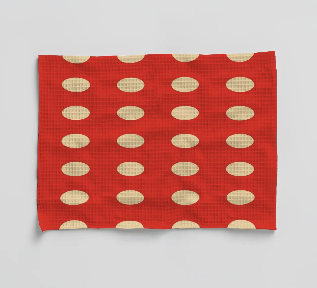 Polkadot rosso canovaccio da cucina da galihstudio