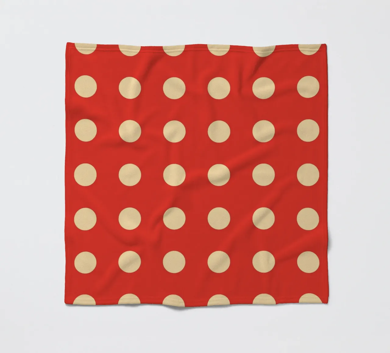 Polkadot rosso coperta in pile da galihstudio