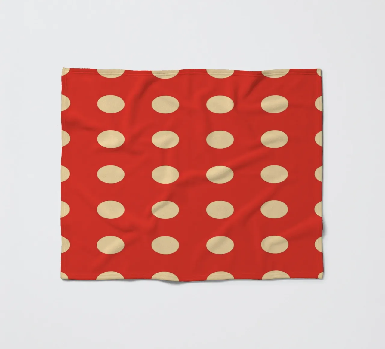 Polkadot rosso coperta in pile da galihstudio