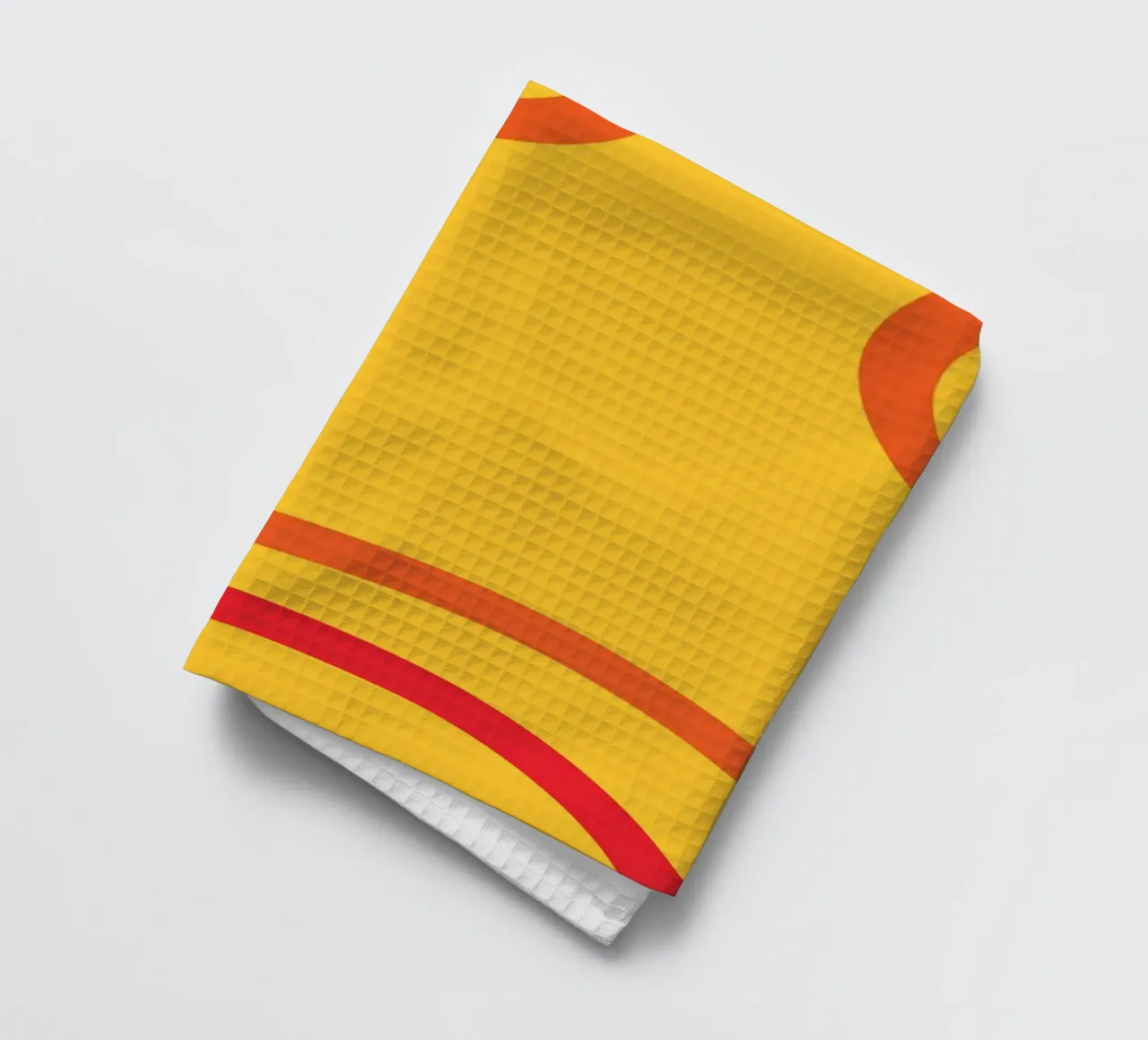 Ligne jaune chaud torchon de galihstudio
