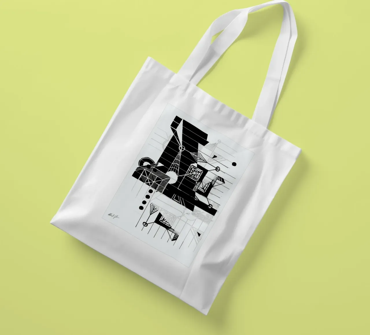 BW1 borsa in juta da Andreas Jarner