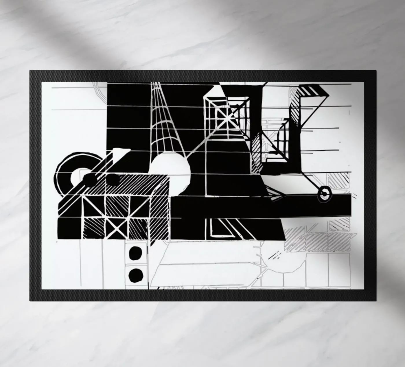 BW1 deurmat van Andreas Jarner