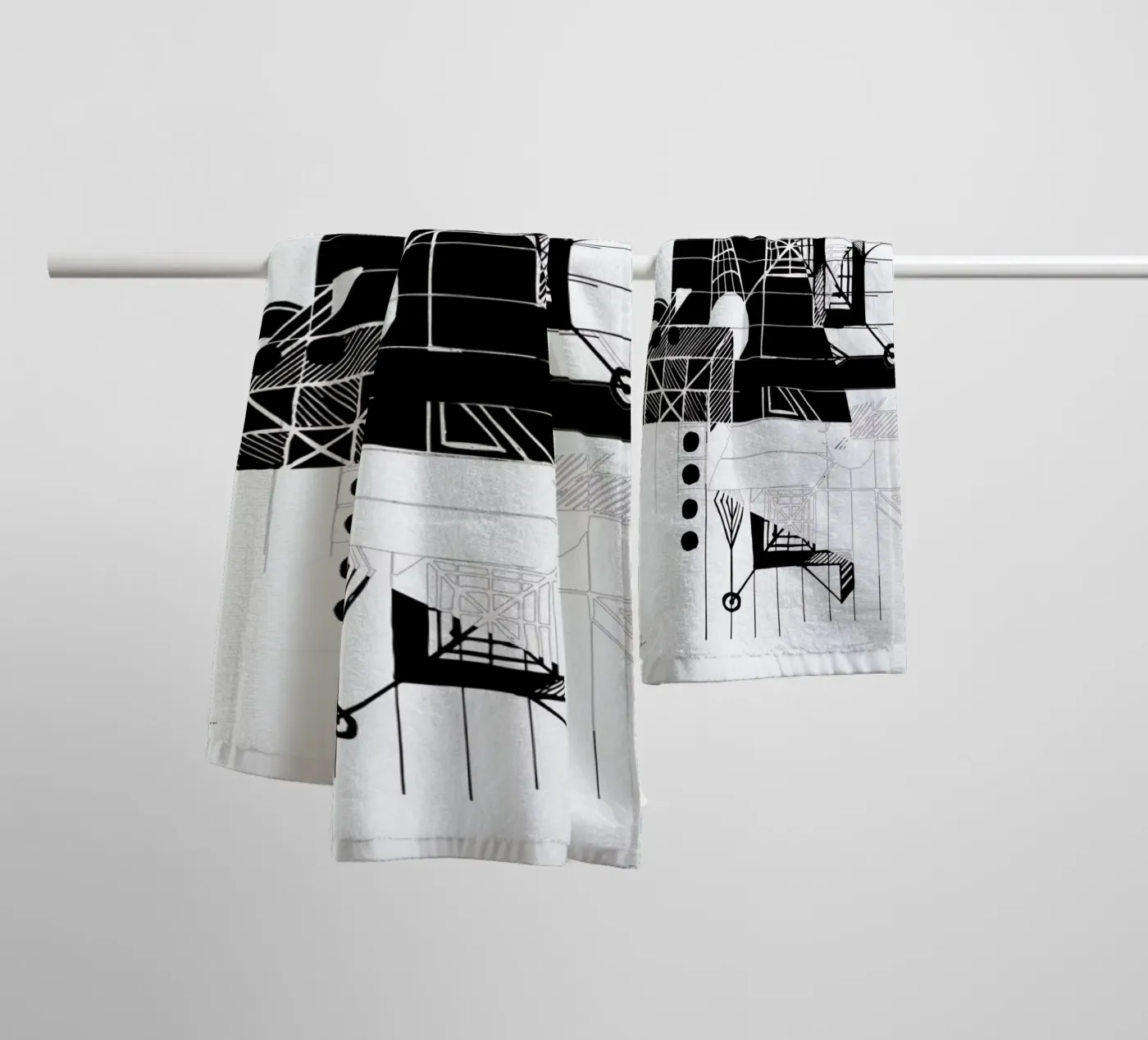 BW1 badhanddoek van Andreas Jarner