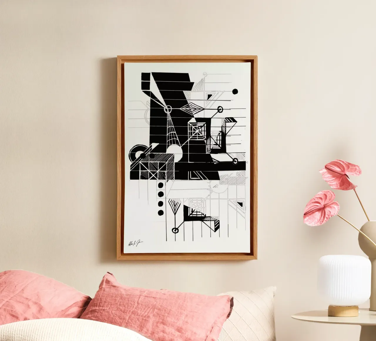 BW1 canvas van Andreas Jarner