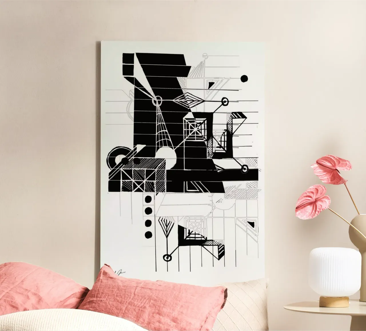 BW1 canvas van Andreas Jarner