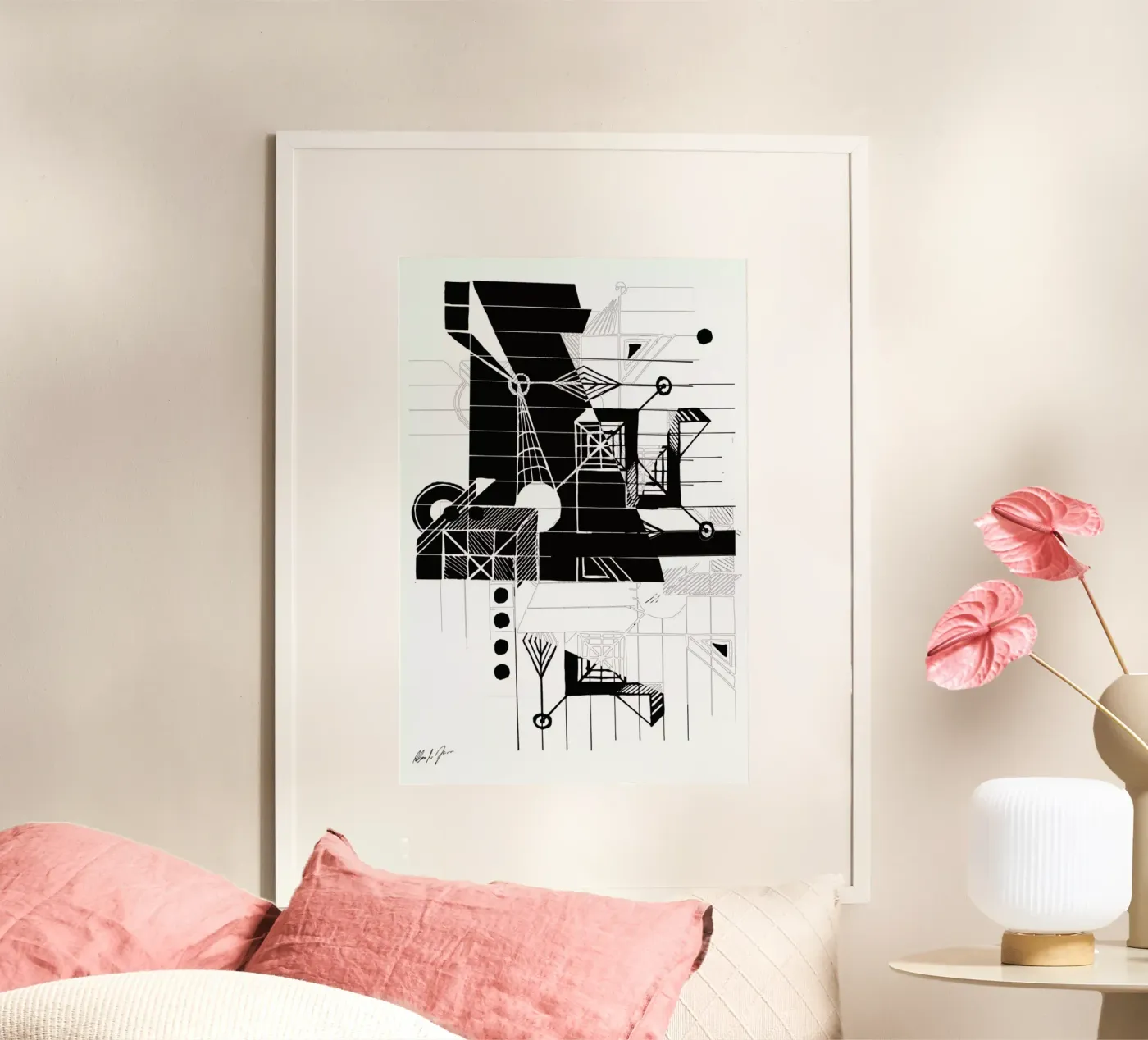 BW1 poster van Andreas Jarner