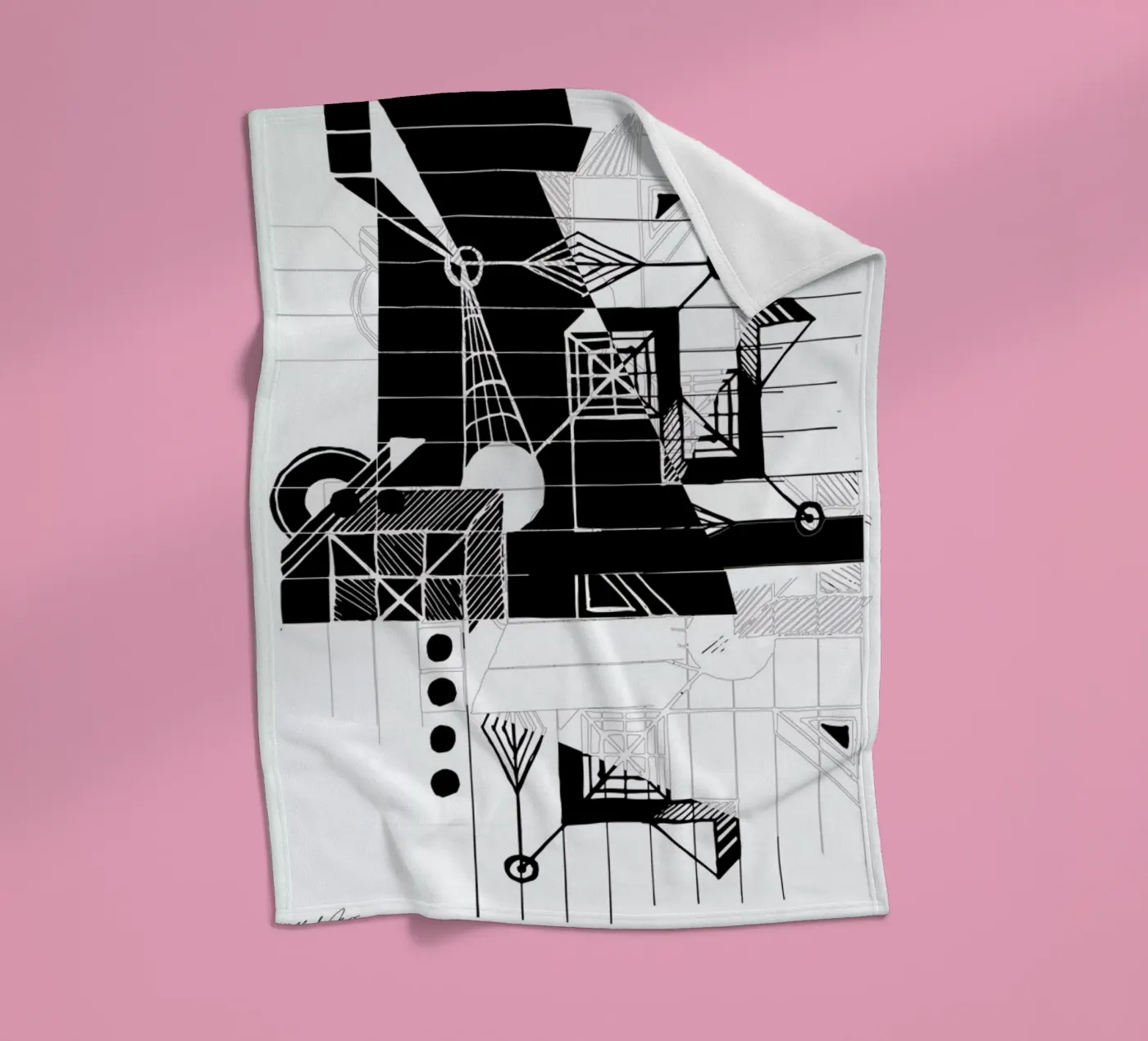 BW1 plaid polaire de Andreas Jarner