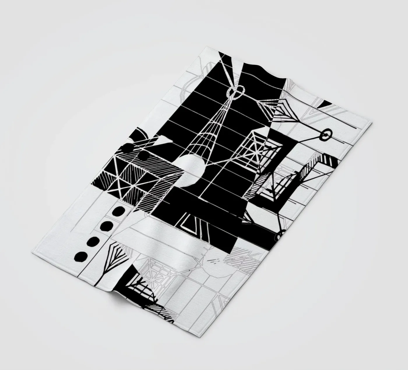 BW1 plaid polaire de Andreas Jarner