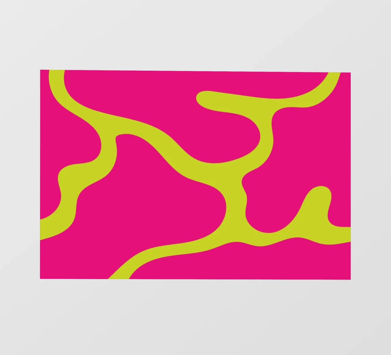 Blob abstract fotobehang van galihstudio