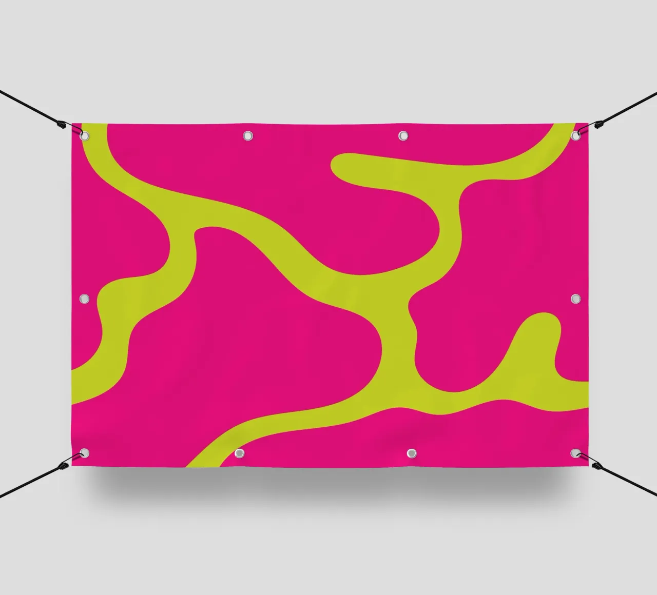 Blob abstract pvc-zeil van galihstudio