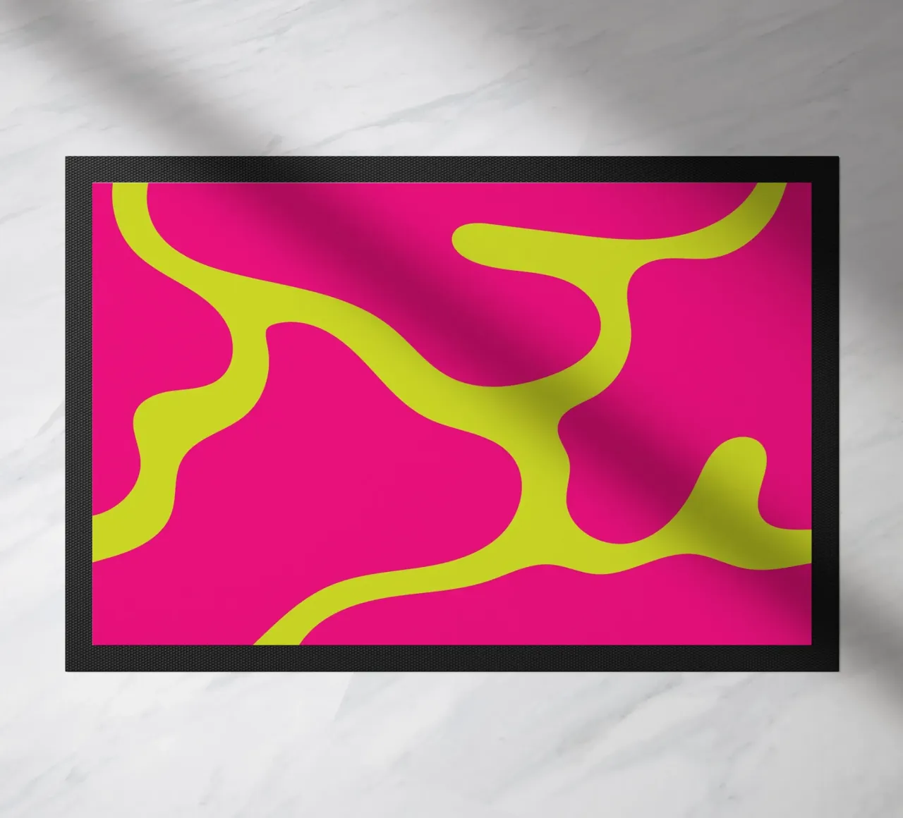 Blob abstract deurmat van galihstudio
