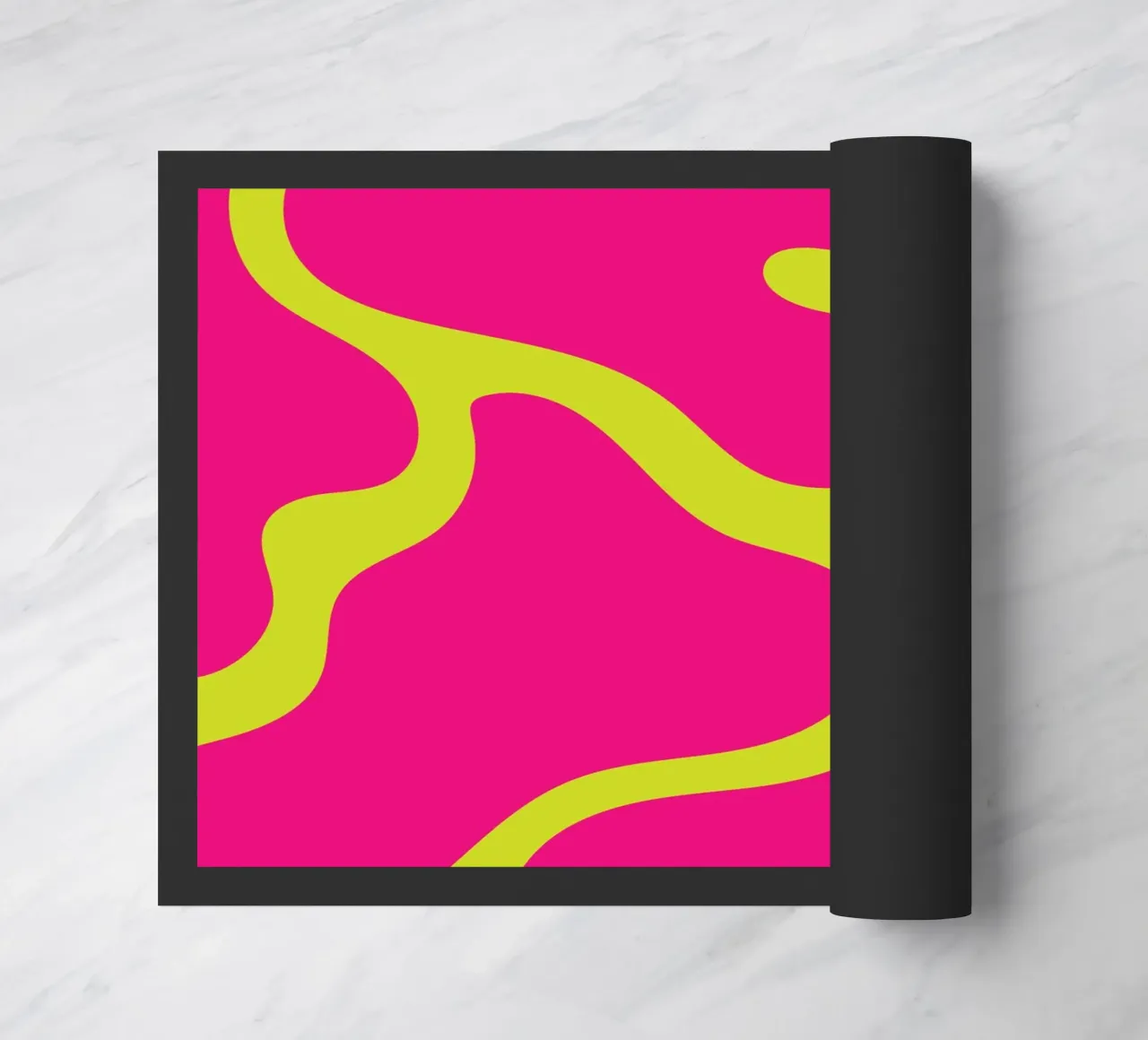 Blob abstract deurmat van galihstudio
