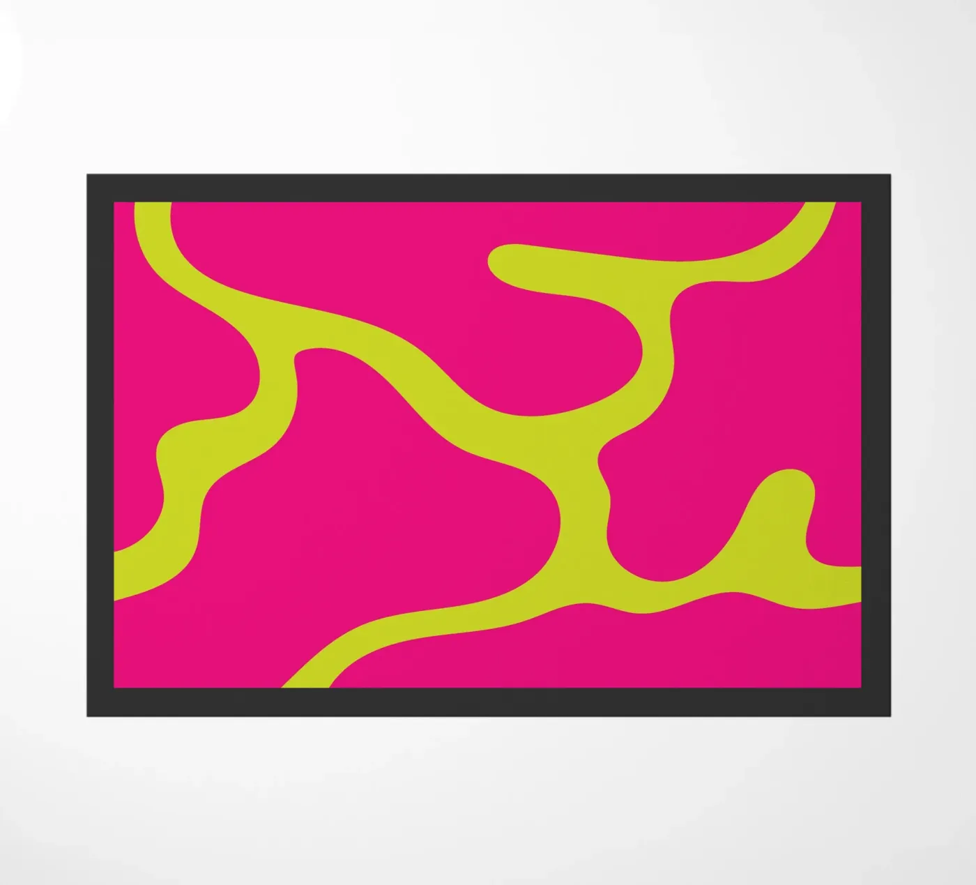 Blob abstract deurmat van galihstudio