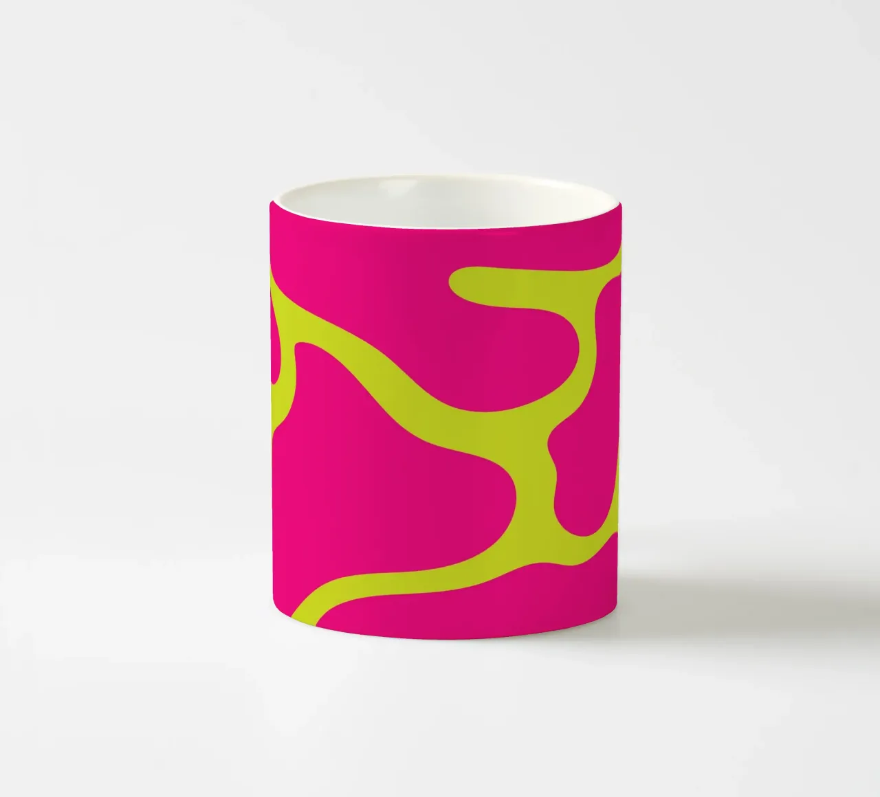 Blob abstracto taza de cerámica de galihstudio