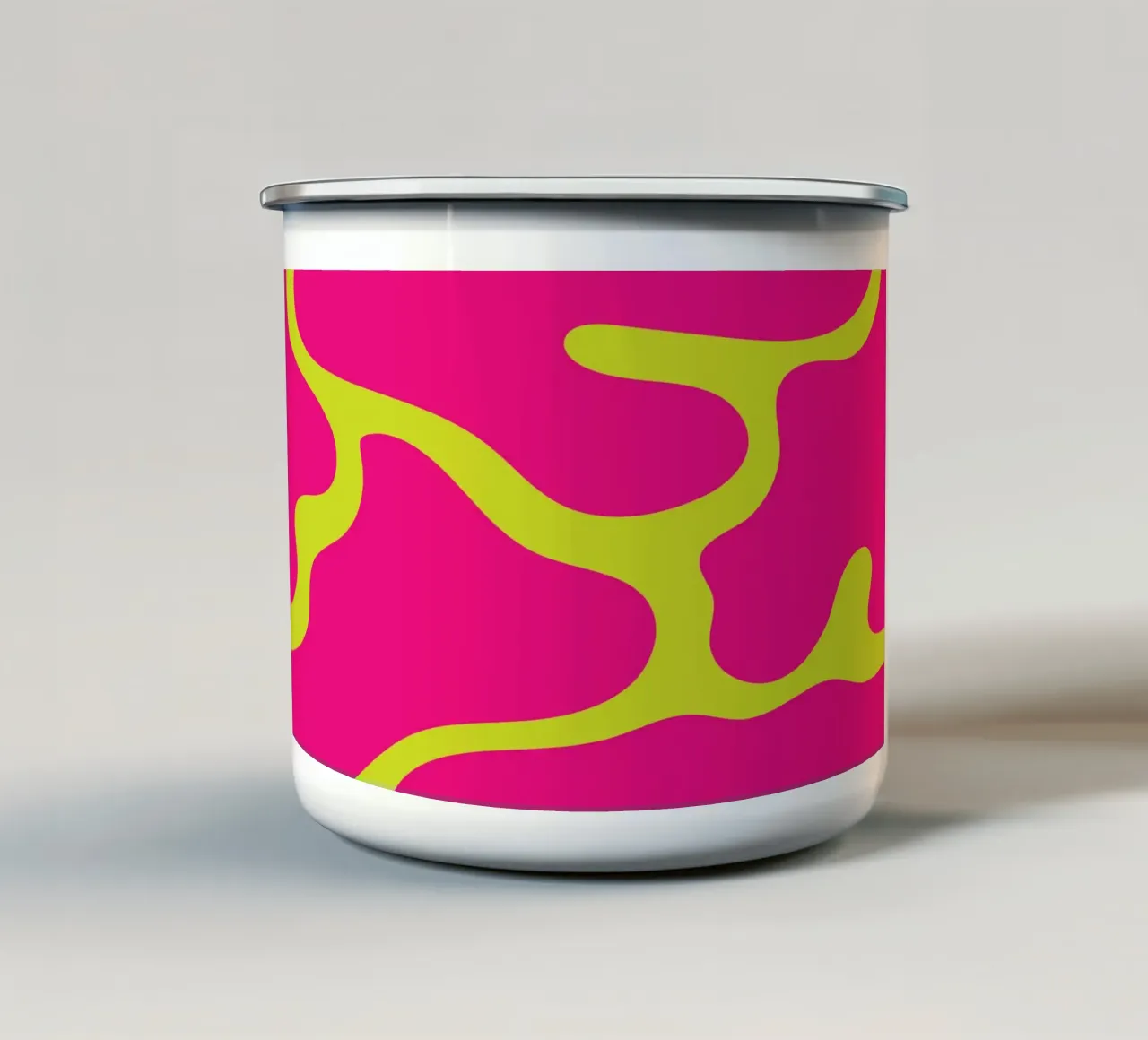 Blob abstrakt Emaille Tasse von galihstudio