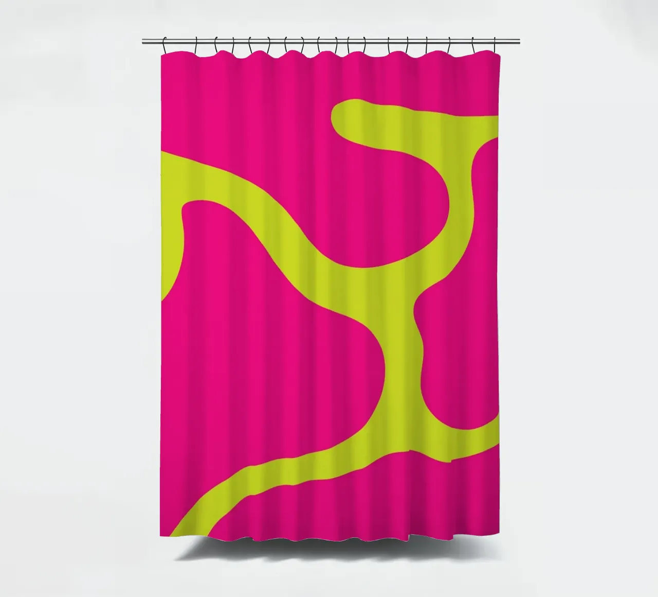 Blob abstract douchegordijn van galihstudio