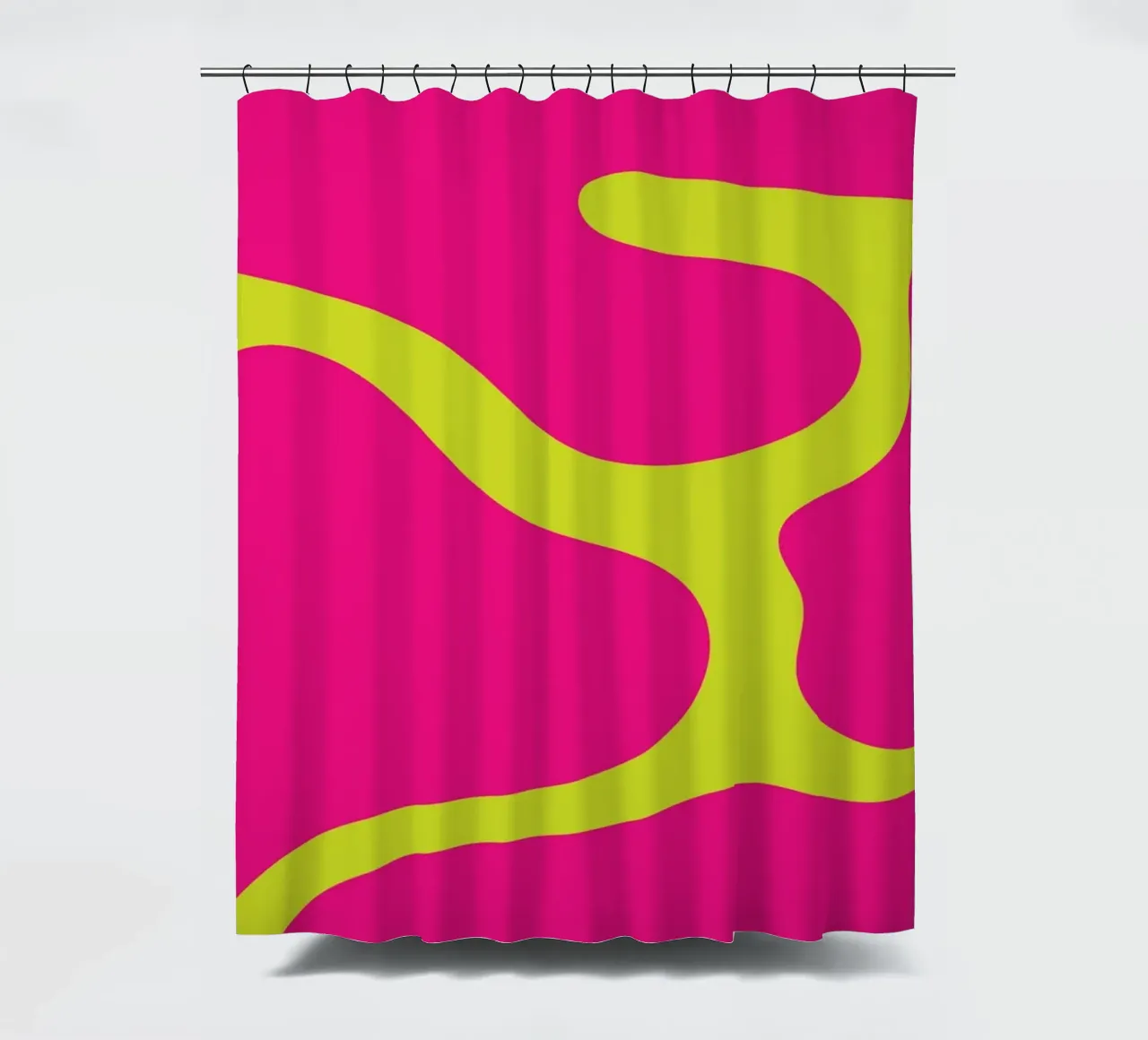 Blob abstract douchegordijn van galihstudio