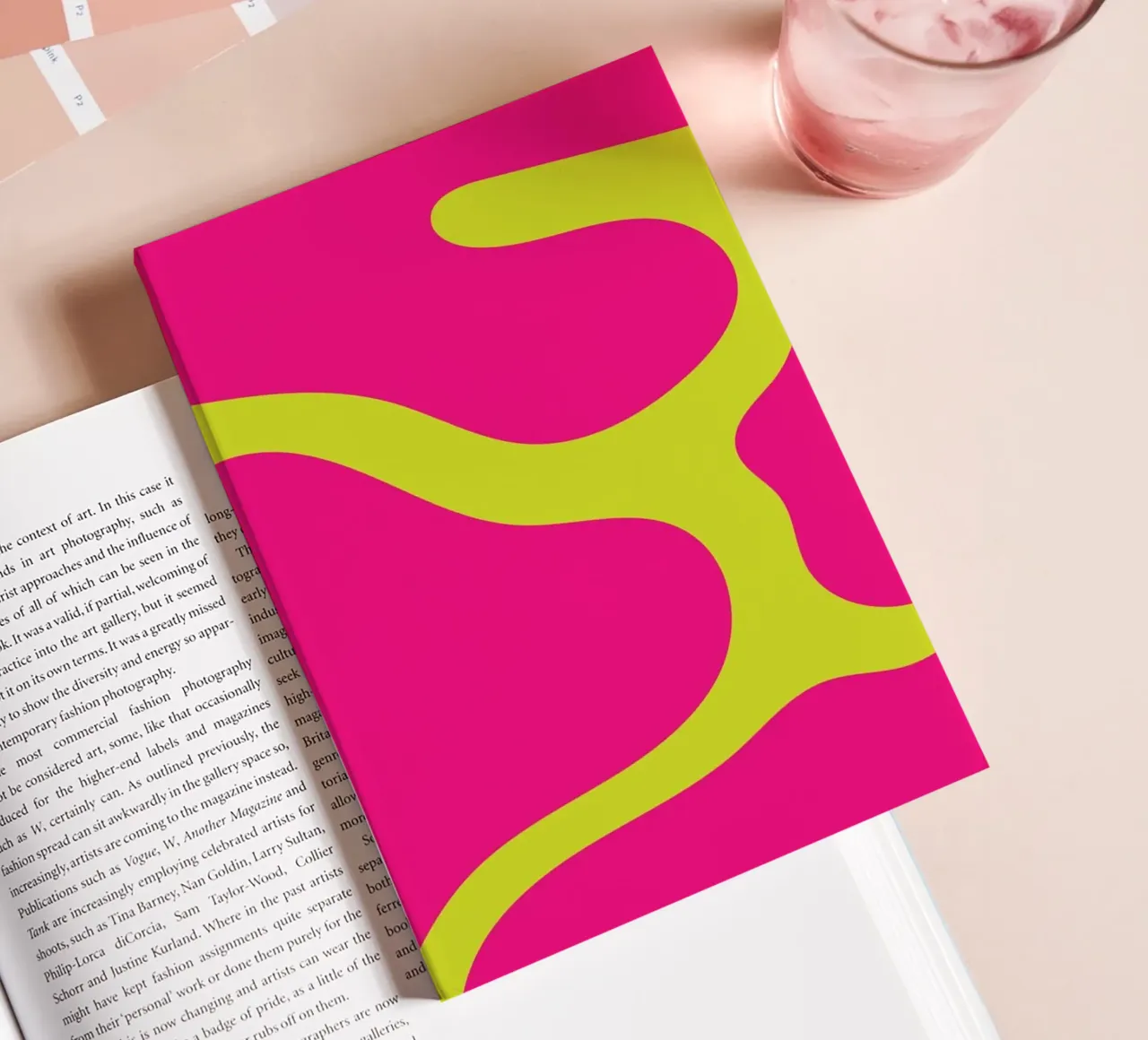 Blob abstracto cuaderno de galihstudio