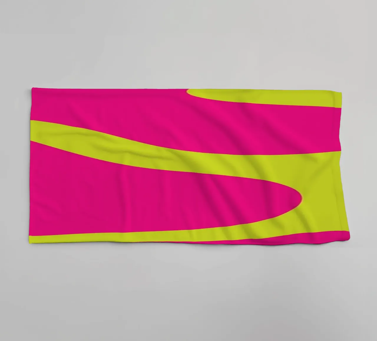 Blob abstract badhanddoek van galihstudio