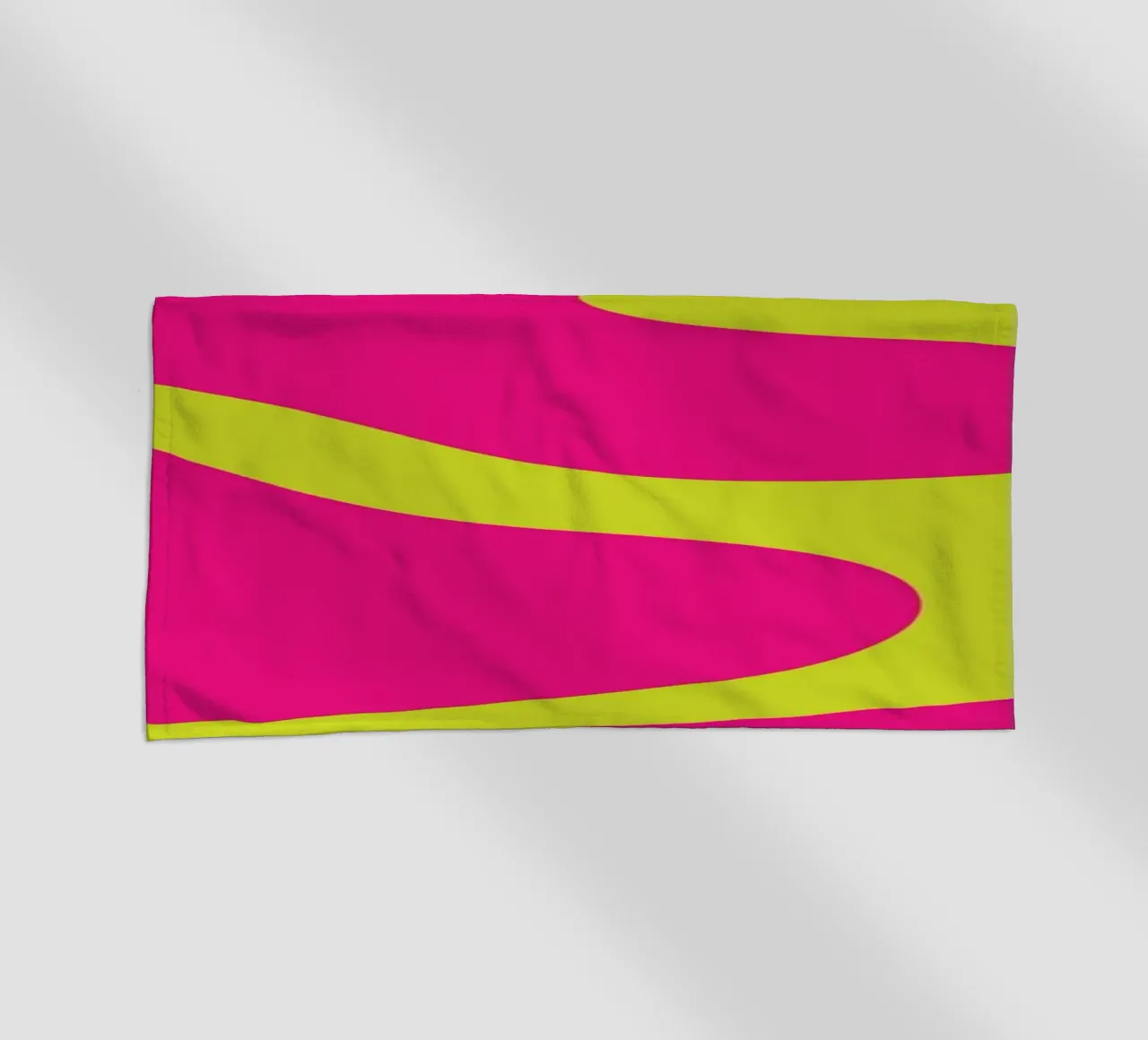 Blob abstract strandhanddoek van galihstudio