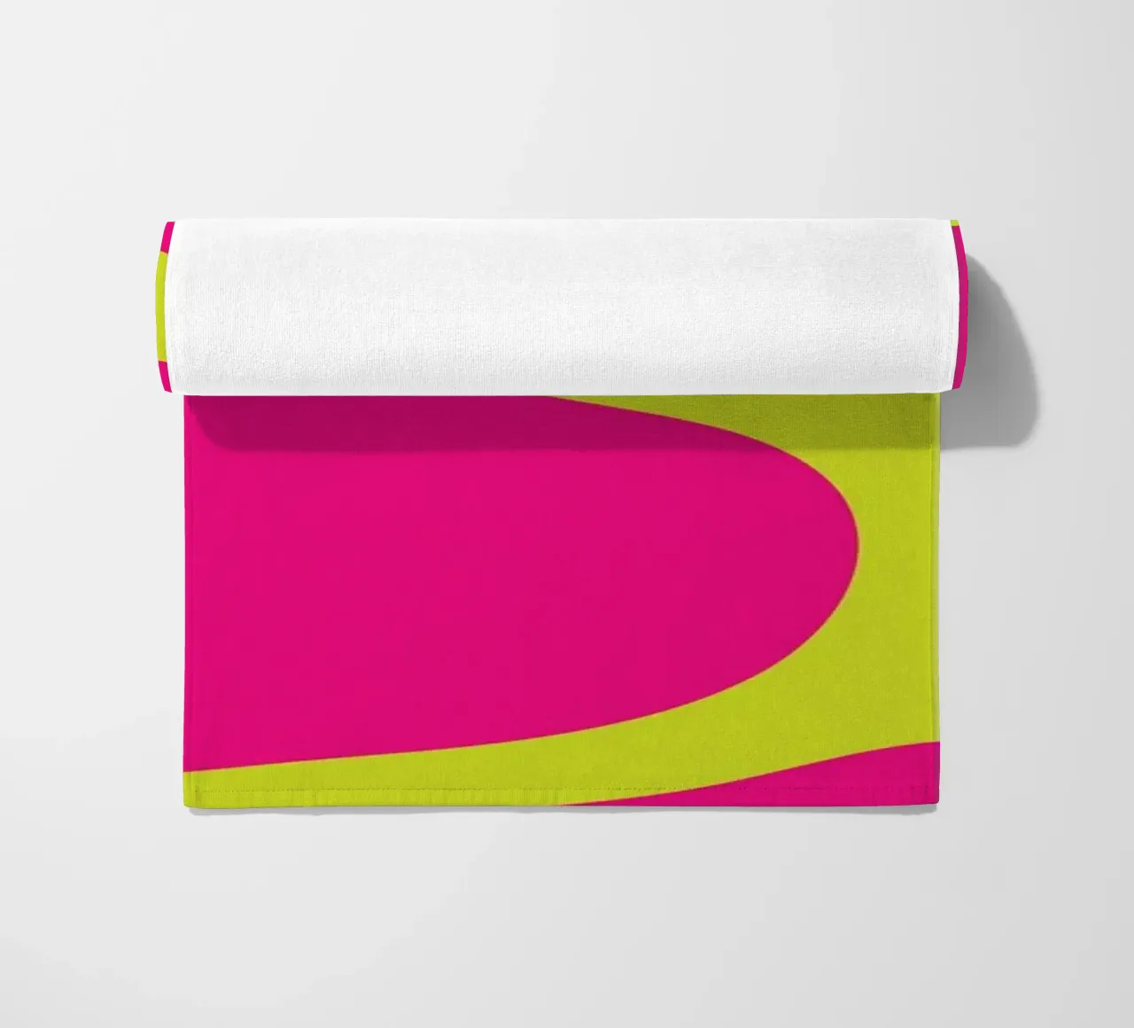 Blob abstract strandhanddoek van galihstudio
