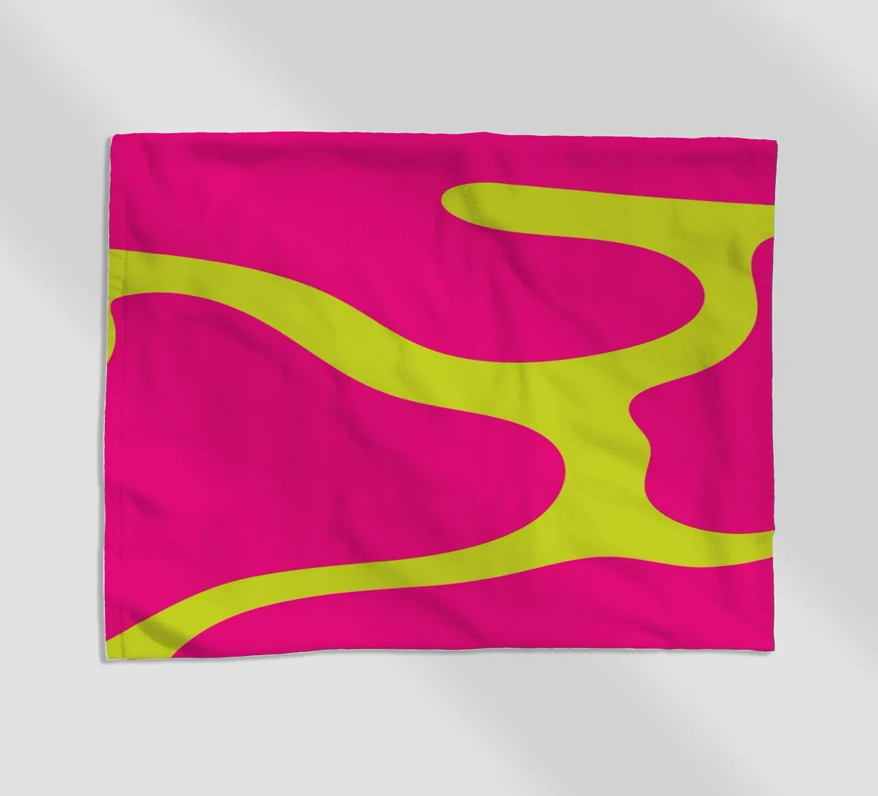 Blob abstract strandhanddoek van galihstudio