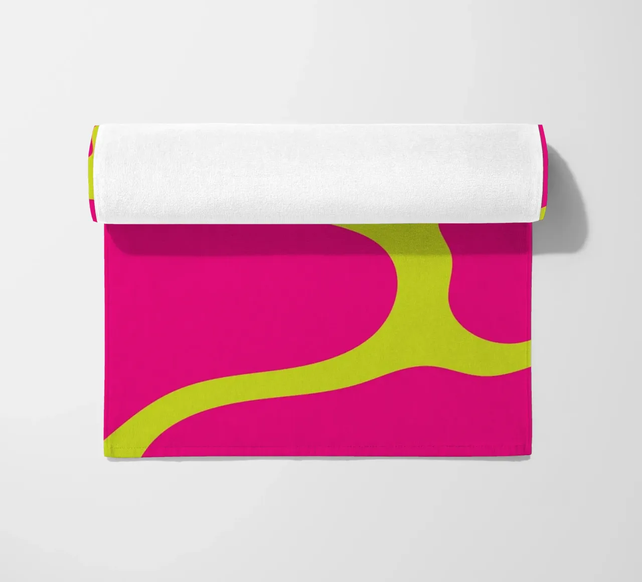Blob abstract strandhanddoek van galihstudio