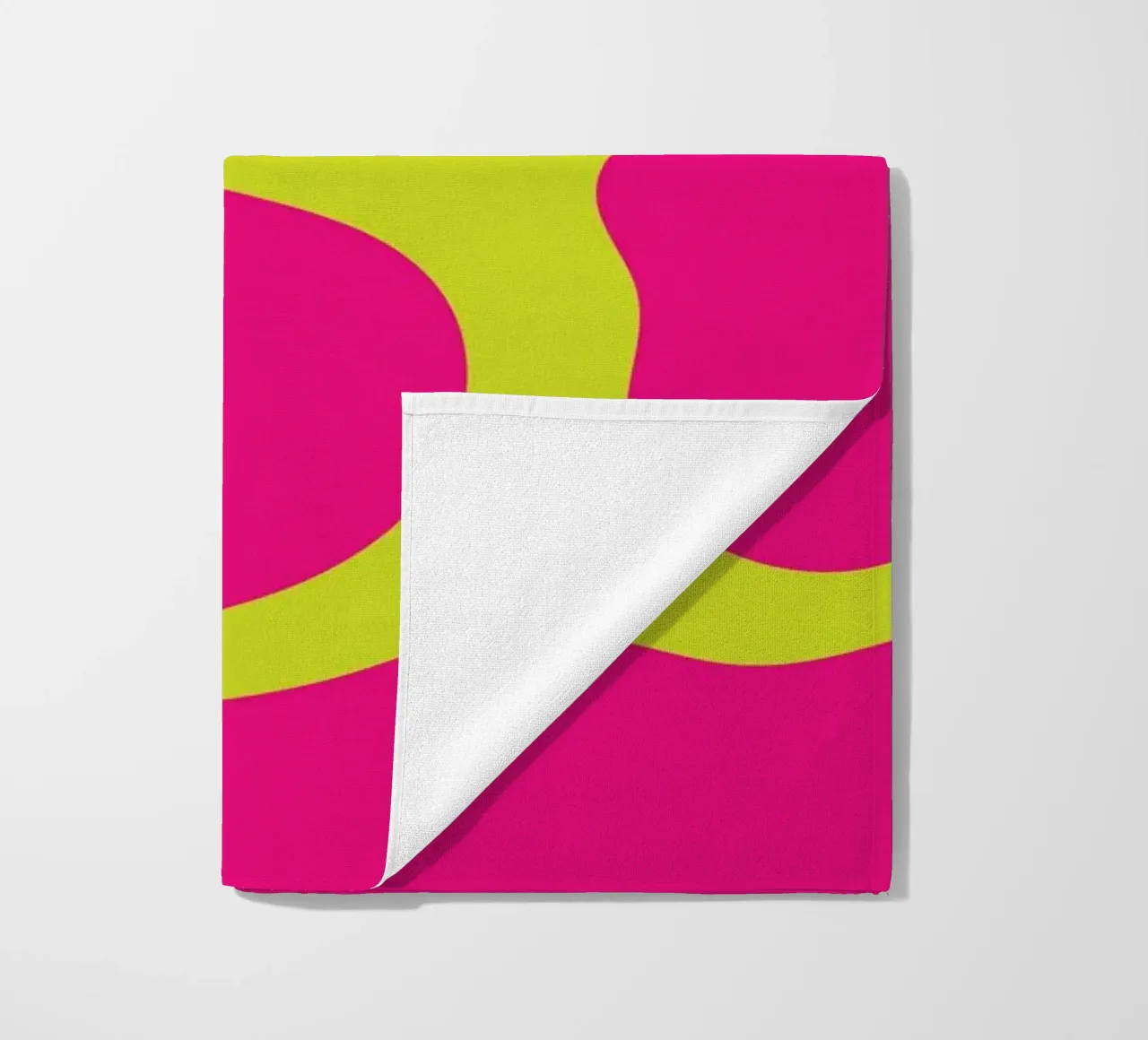 Blob abstract strandhanddoek van galihstudio