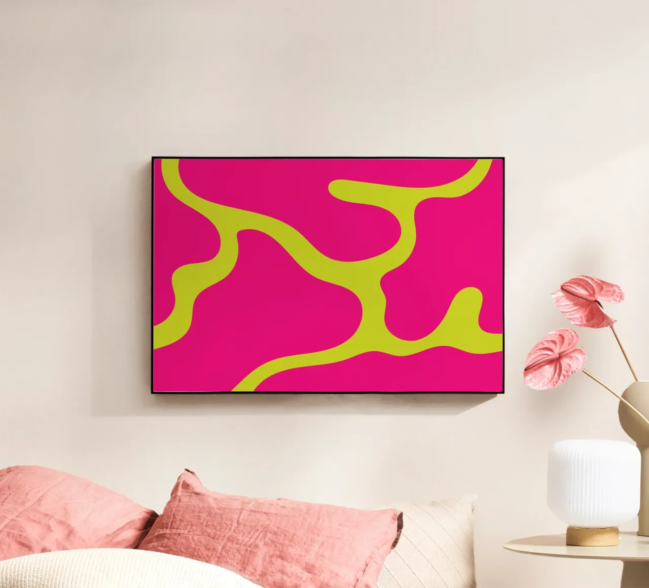 Blob abstracto metacrilato de galihstudio
