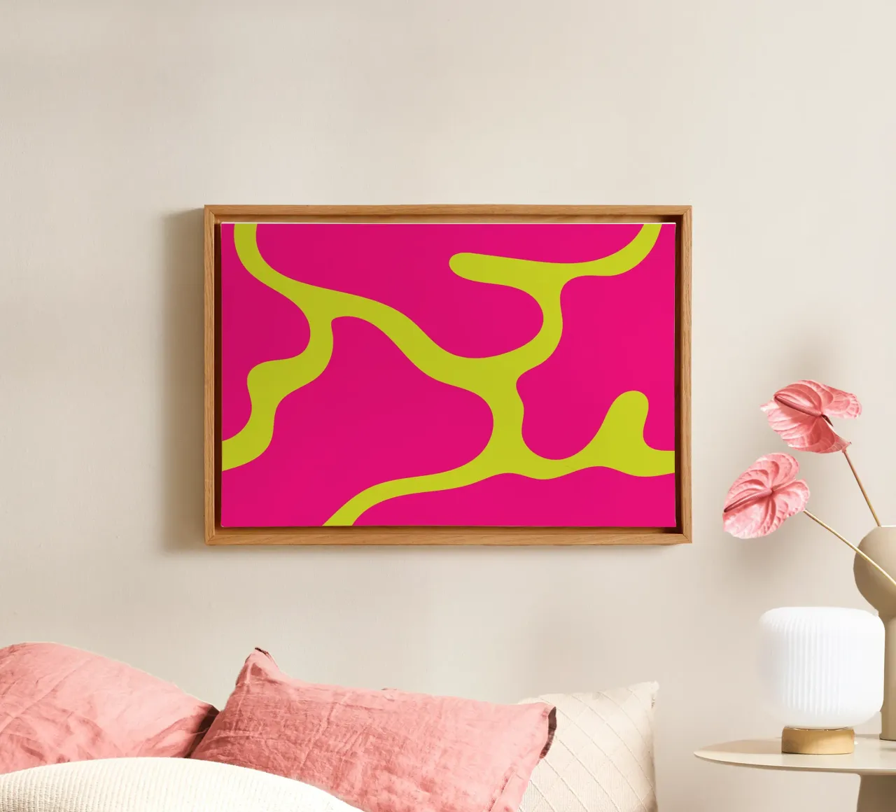Blob abstracto lienzo de galihstudio