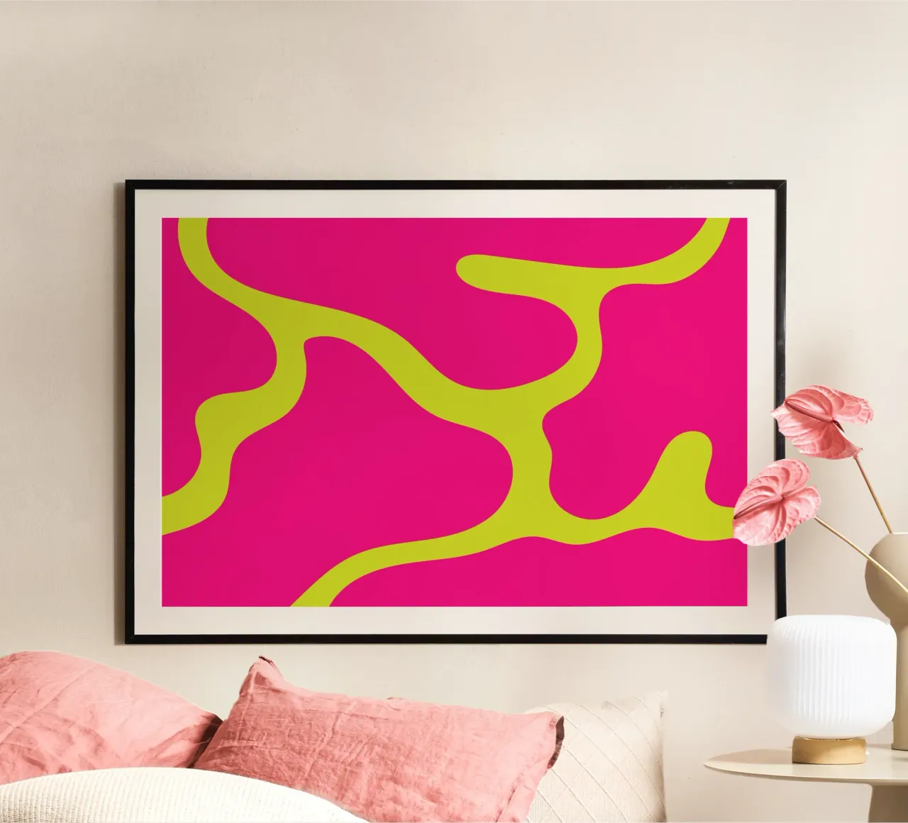 Blob abstract poster van galihstudio