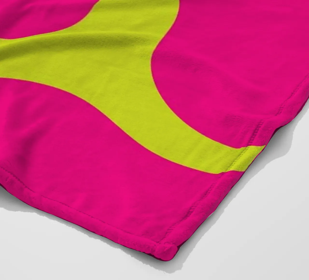 Blob abstrakt Fleecedecke von galihstudio