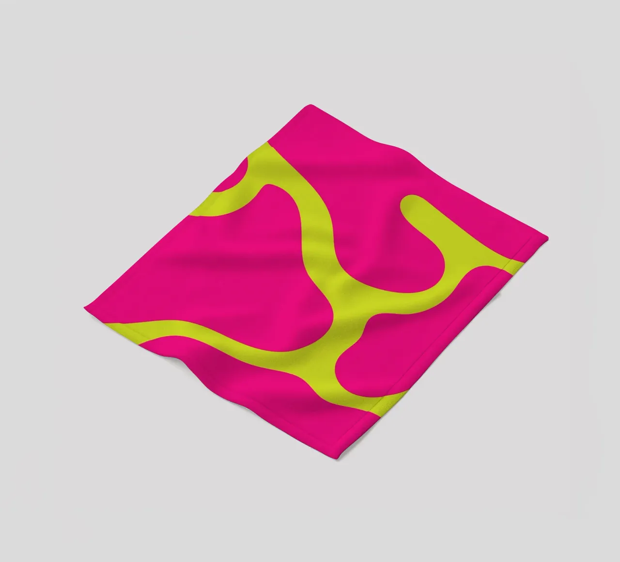 Blob abstrakt Fleecedecke von galihstudio