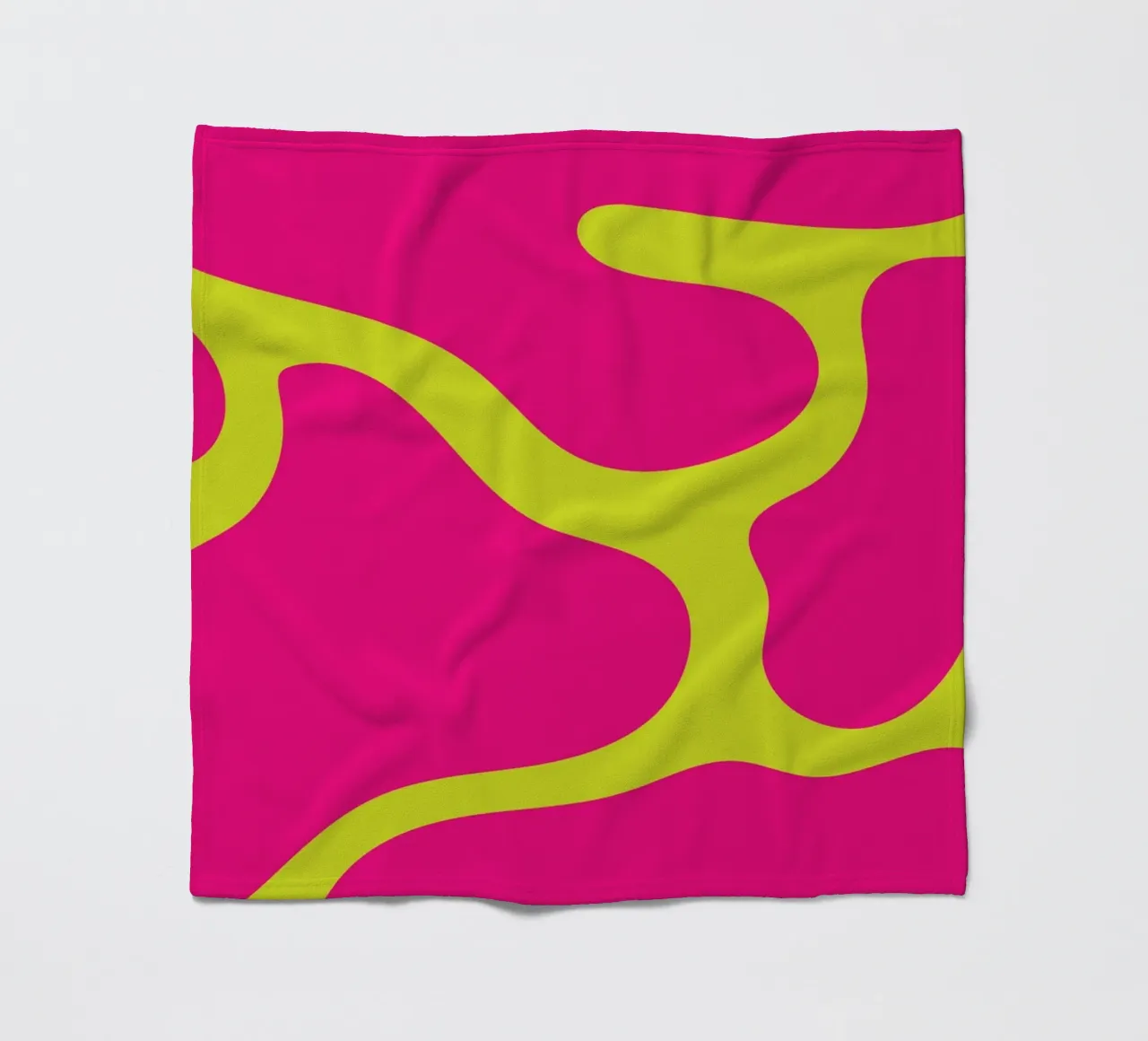 Blob abstrakt Fleecedecke von galihstudio