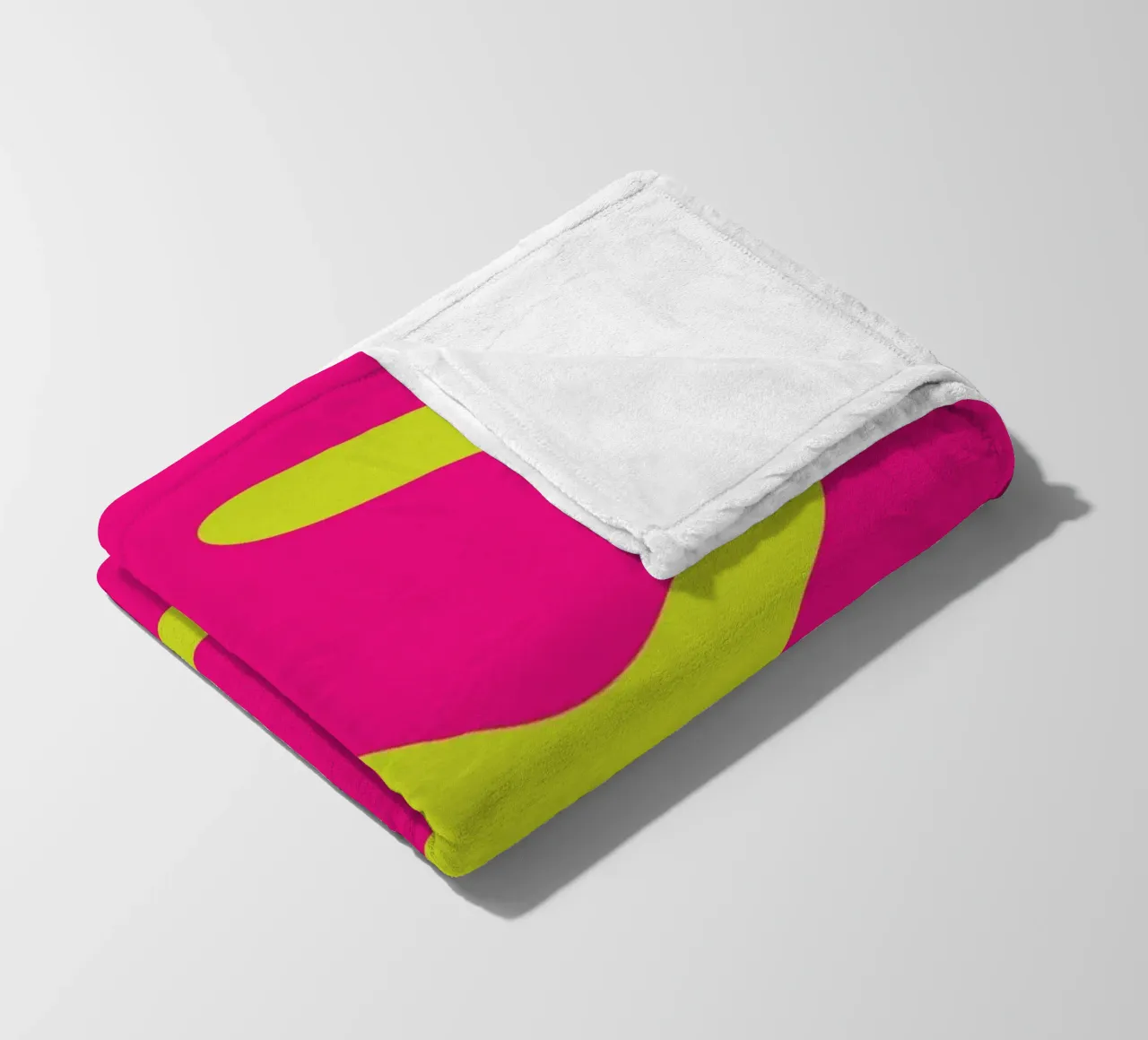 Blob abstrakt Fleecedecke von galihstudio