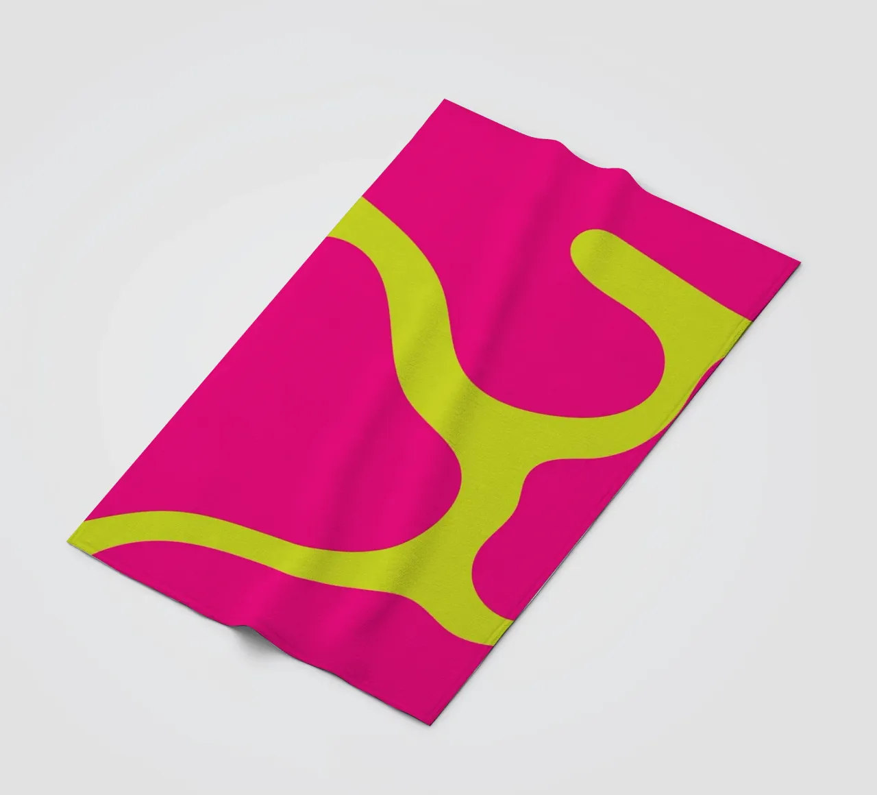 Blob abstrakt Fleecedecke von galihstudio