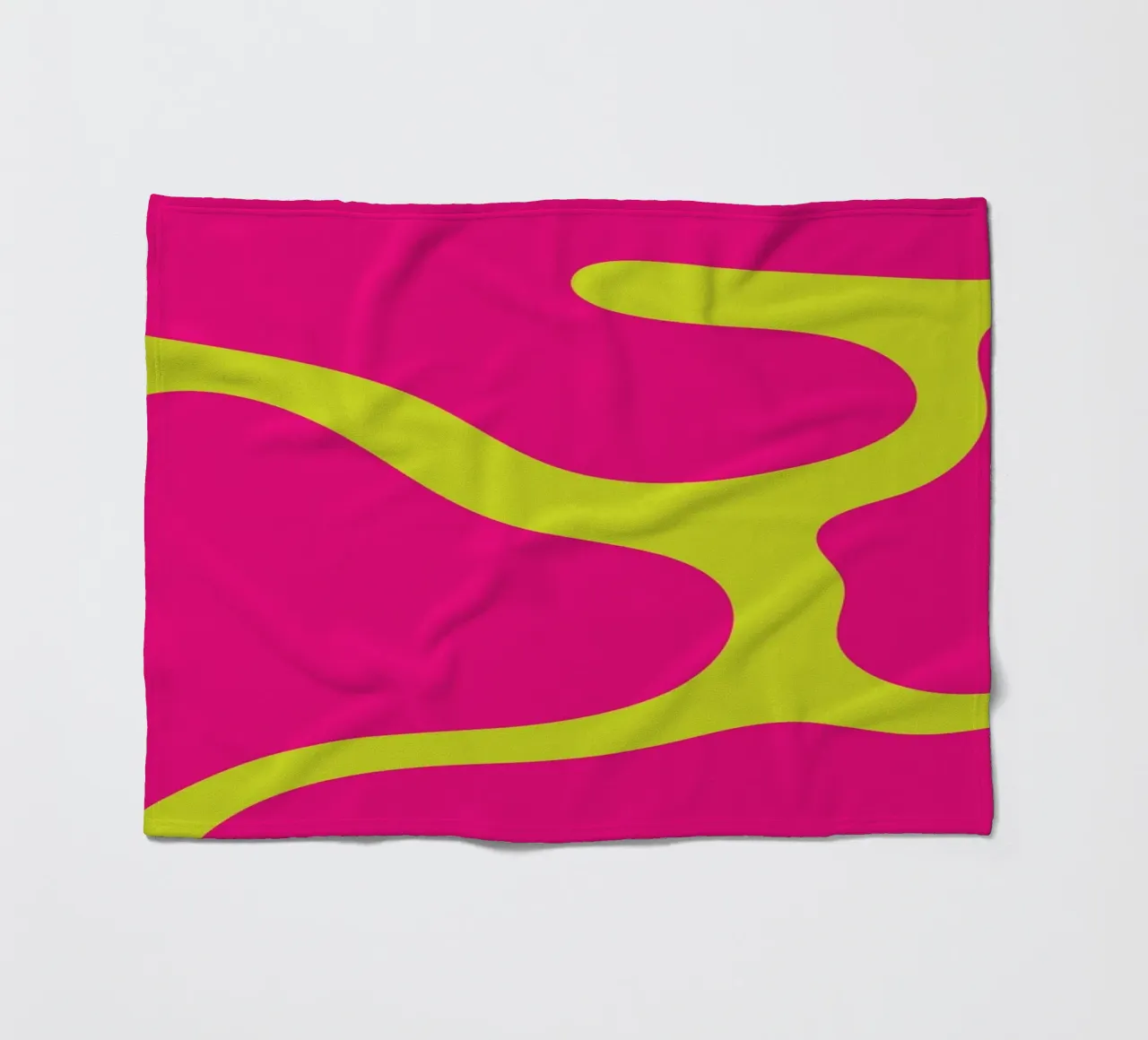 Blob abstrakt Fleecedecke von galihstudio