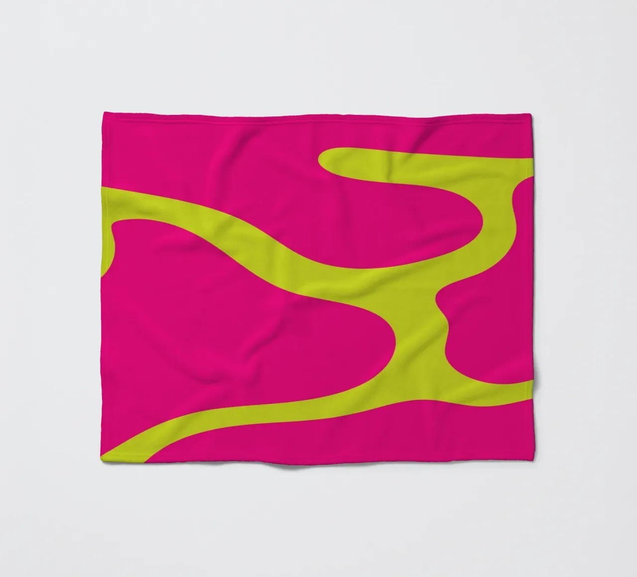 Blob abstrakt Fleecedecke von galihstudio