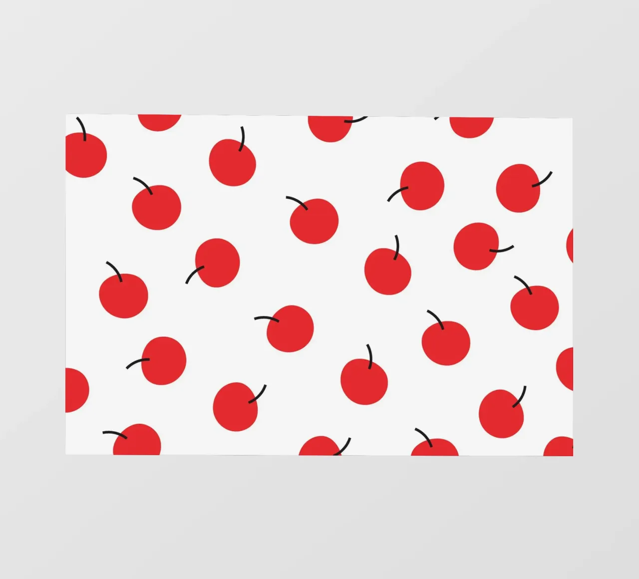 Ciliegia rossa telo in pvc da galihstudio