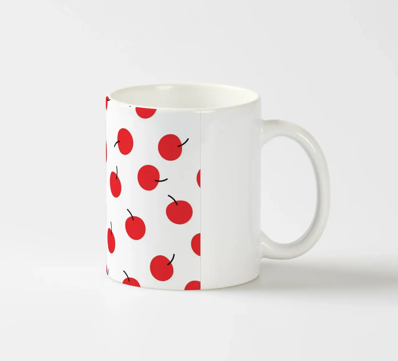 Ciliegia rossa tazza in ceramica da galihstudio