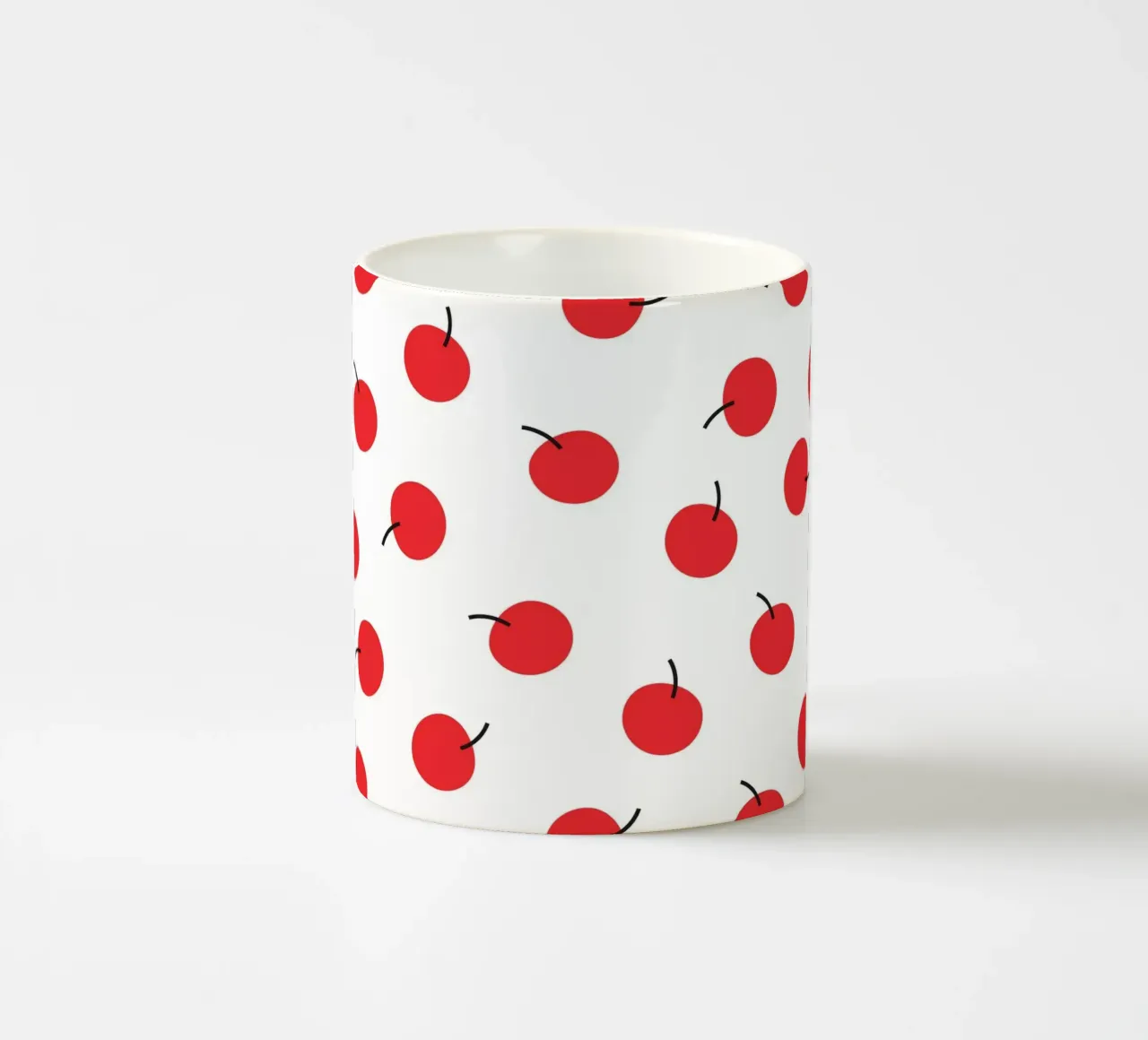 Ciliegia rossa tazza in ceramica da galihstudio