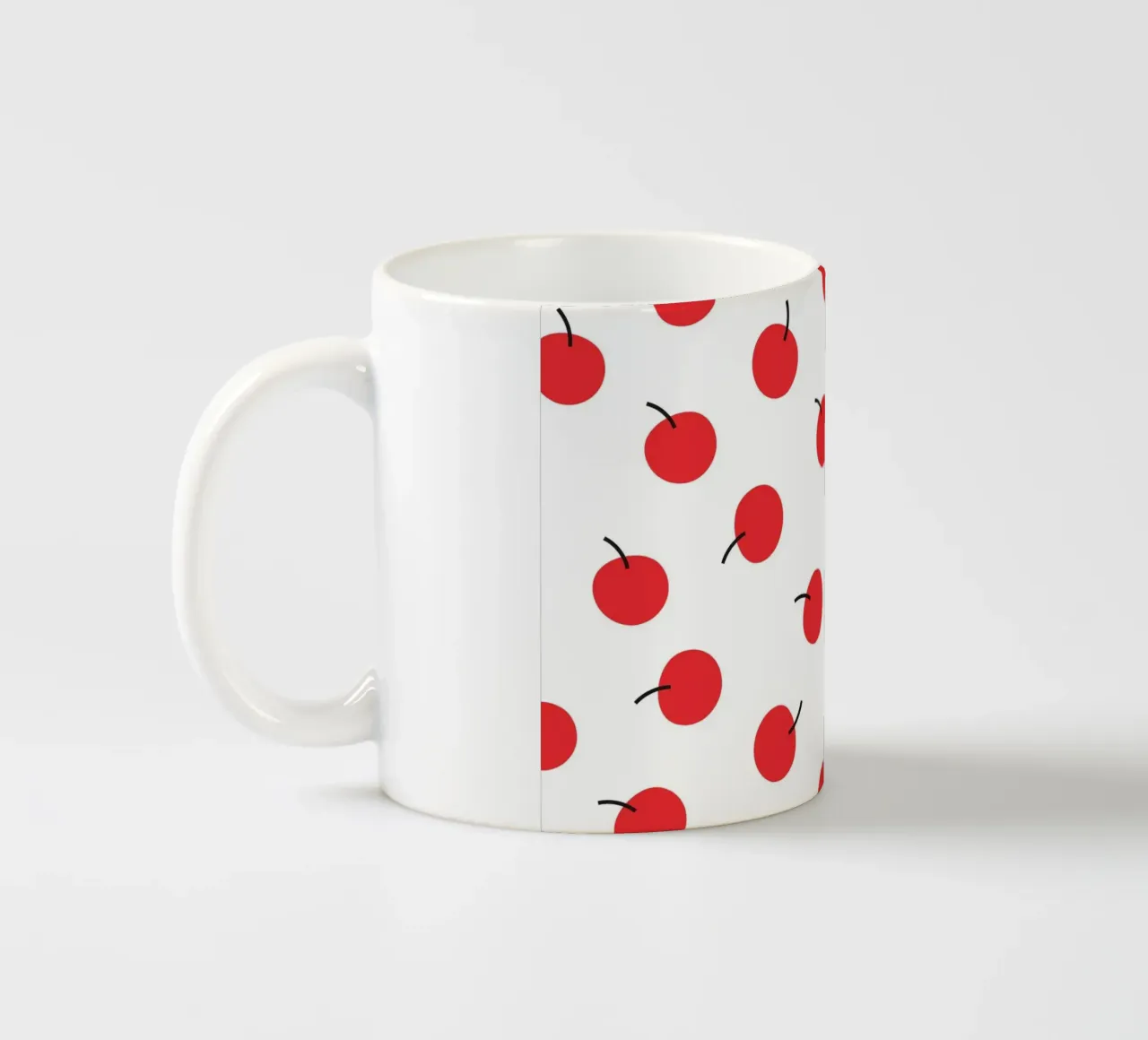 Ciliegia rossa tazza in ceramica da galihstudio