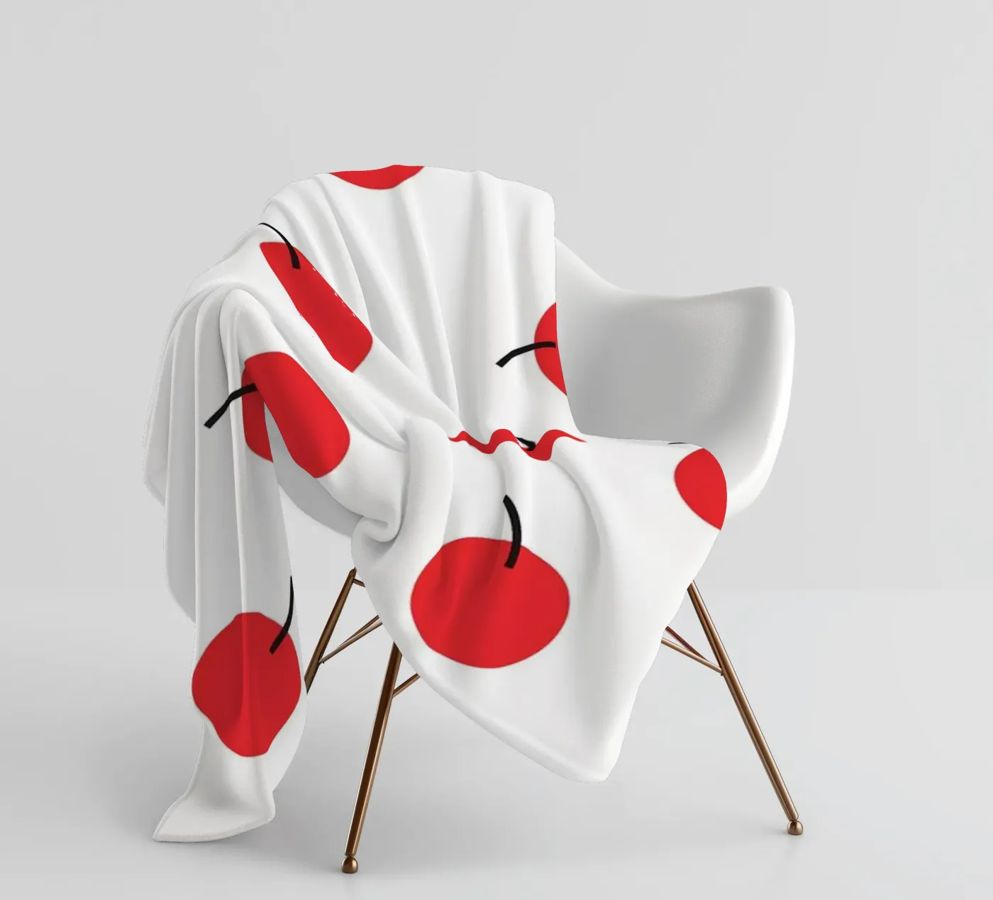 Red Cherry fleecedeken van galihstudio