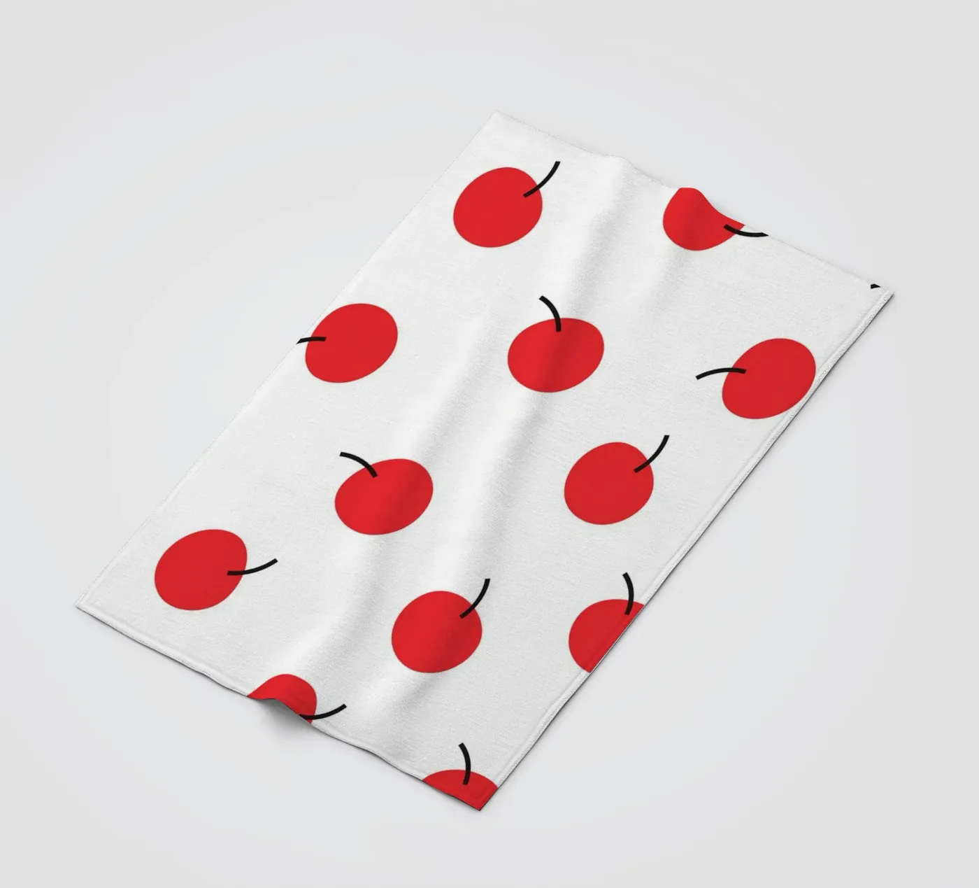 Red Cherry fleecedeken van galihstudio