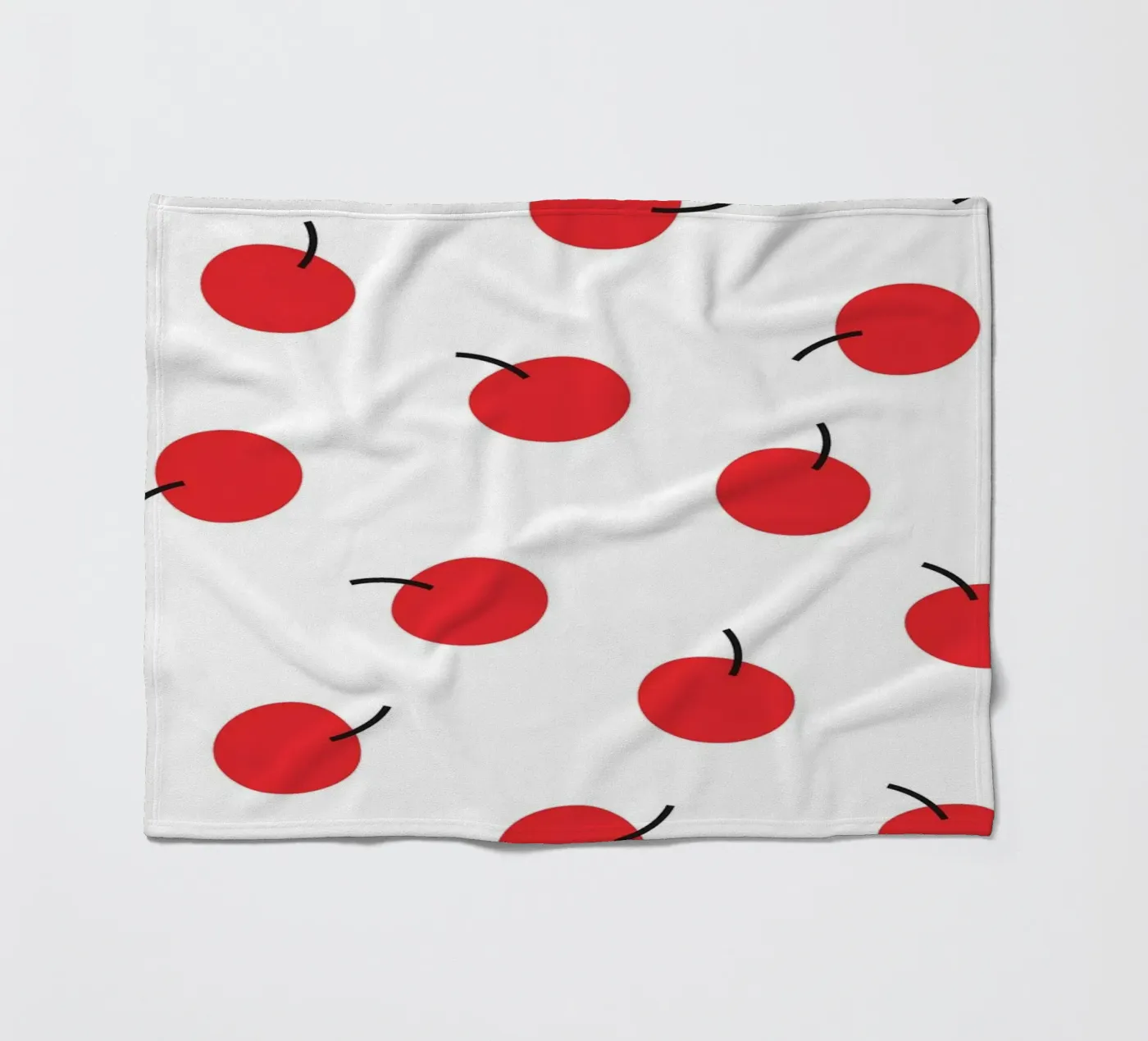 Red Cherry fleecedeken van galihstudio