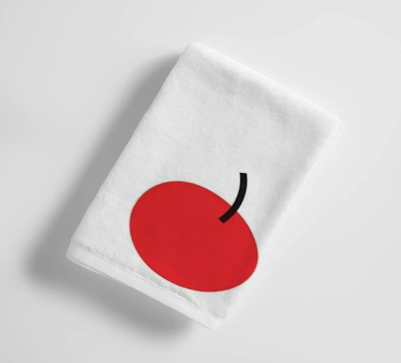 Rode kers badhanddoek van galihstudio