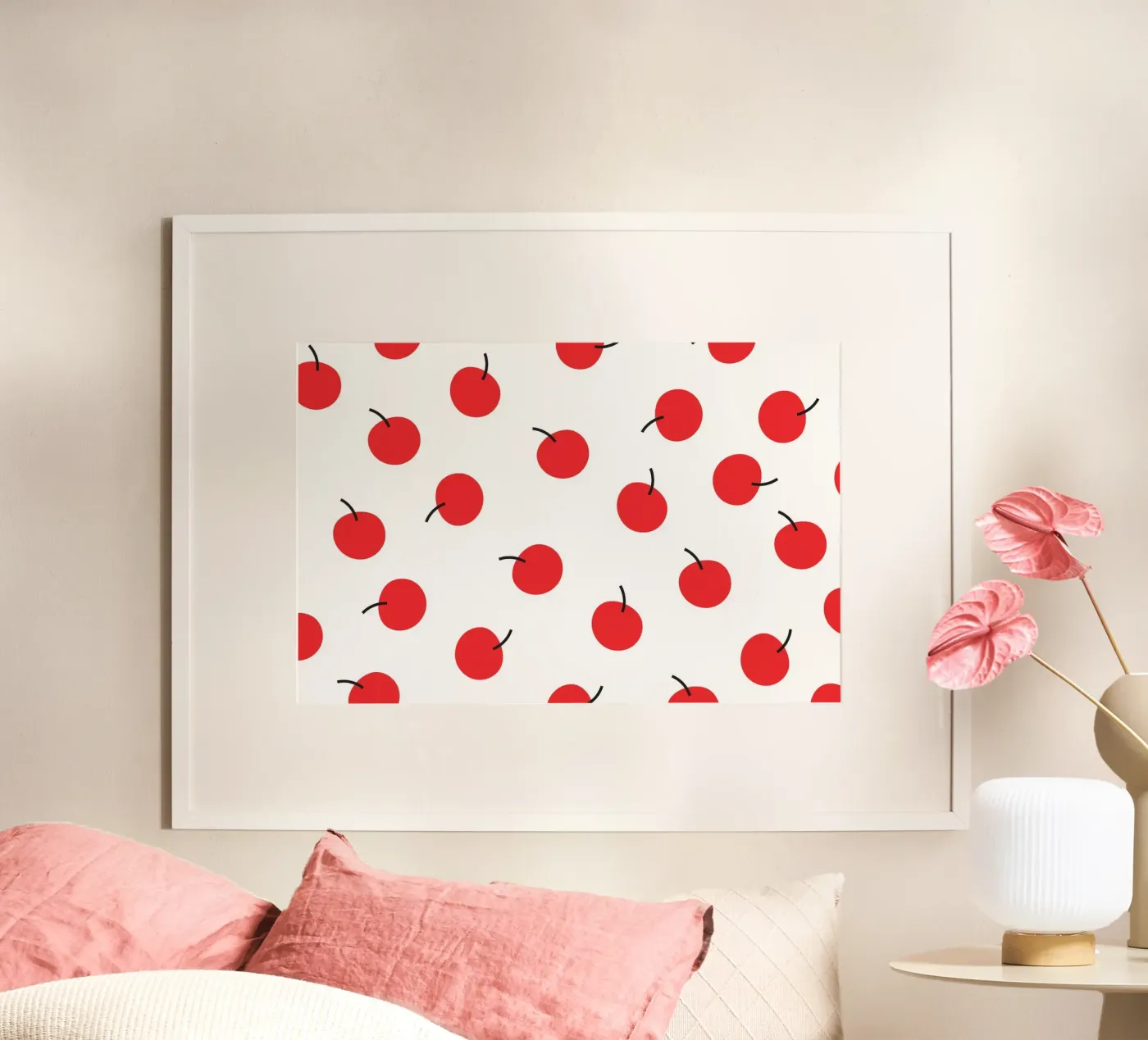 Red Cherry poster by galihstudio