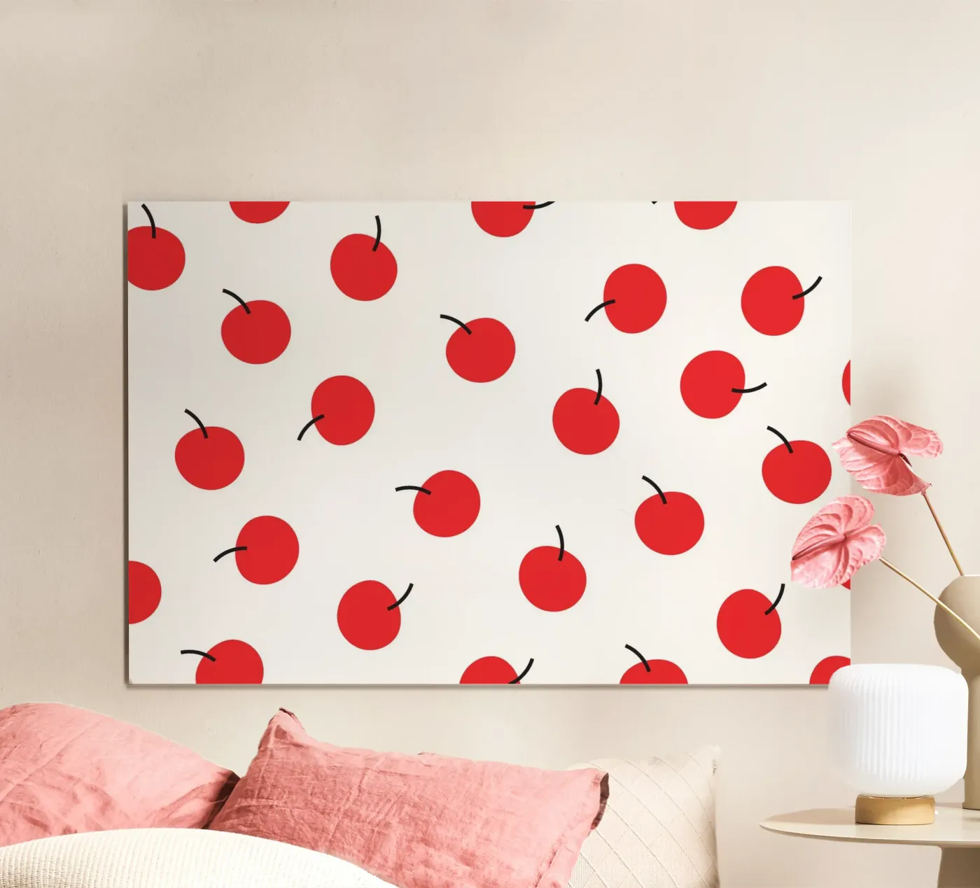 Red Cherry poster by galihstudio
