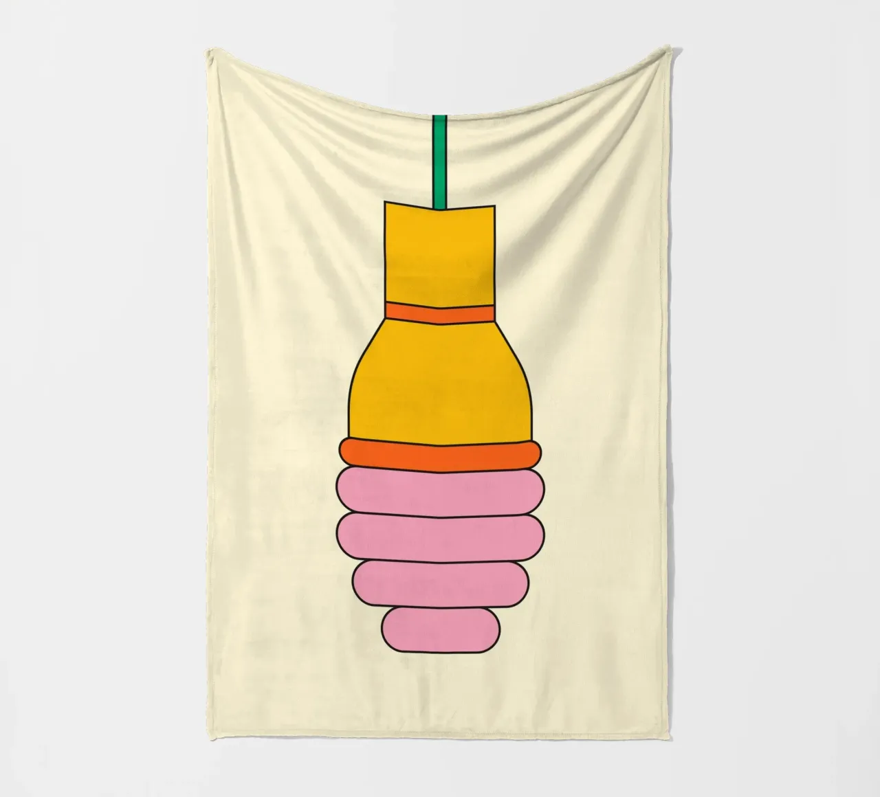 Lampadina retrò coperta in pile da galihstudio